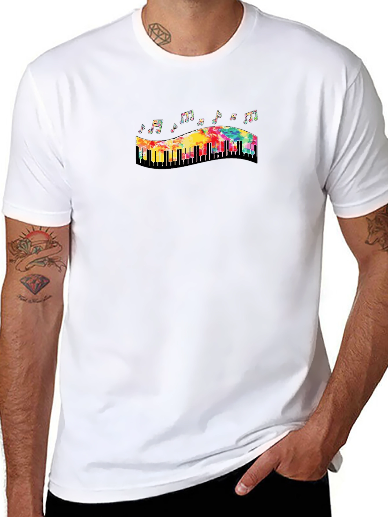 Colorful Piano Keyboard T-Shirt
