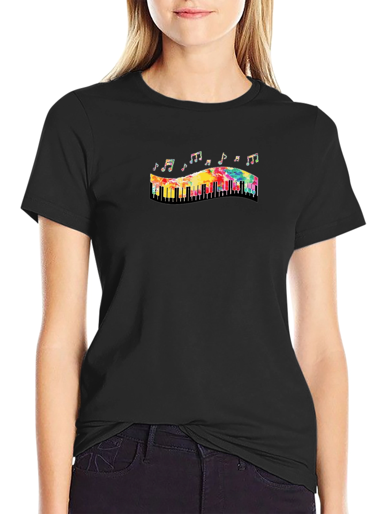 Colorful Piano Keyboard T-Shirt