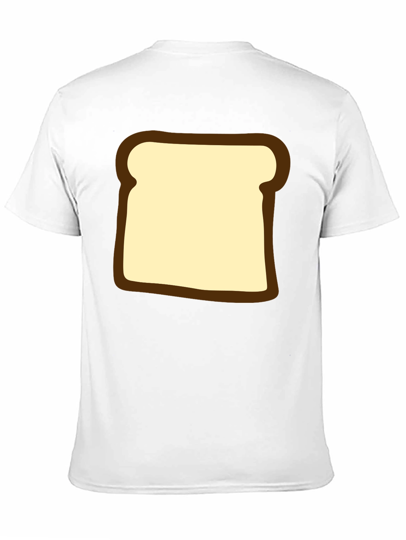 Funny Toast Graphic T-Shirt - Black Comfortable Fit