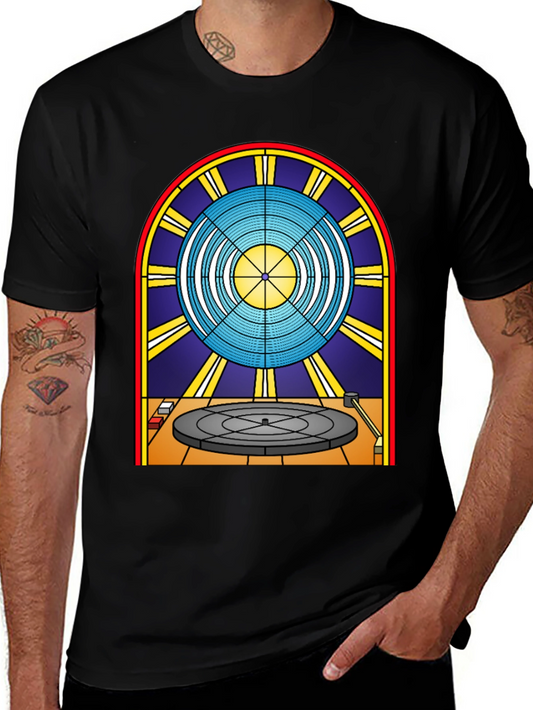 Retro Turntable T-Shirt - Vinyl Record Player Design