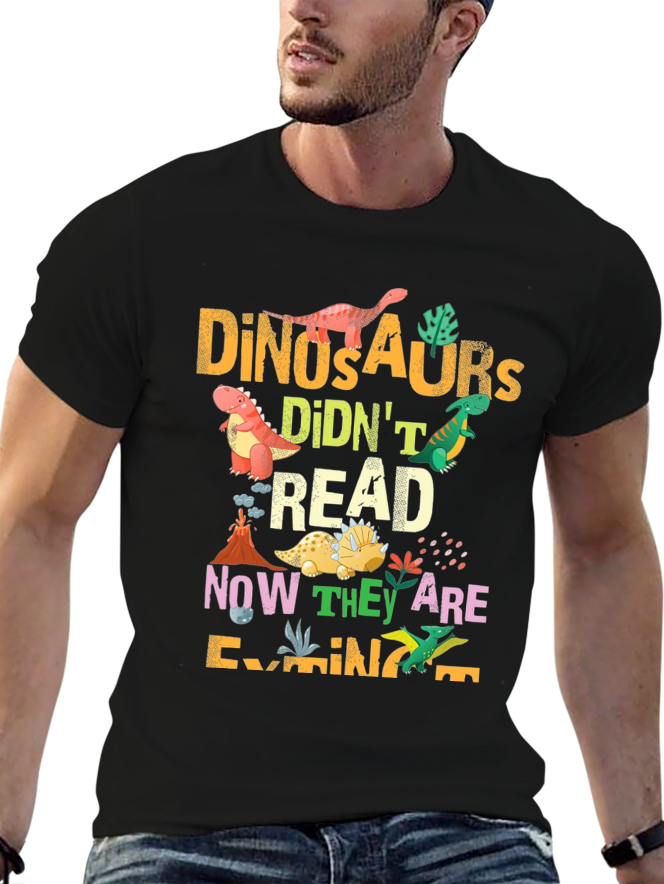 Dinosaurs Didnt Read T-Shirt