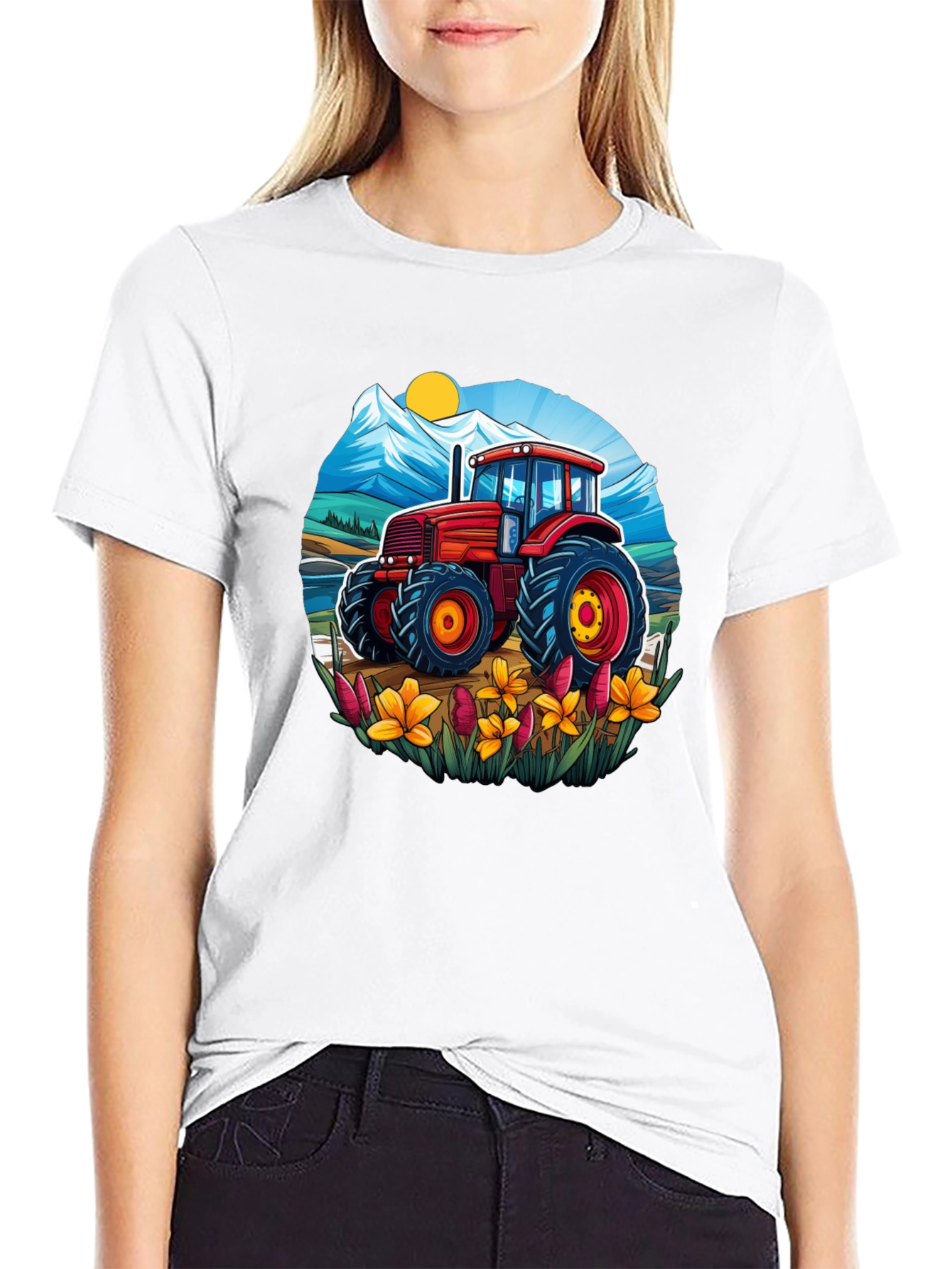 Tractor Graphic T-Shirt - Farm Life Tee