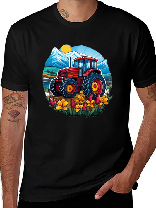 Tractor Graphic T-Shirt - Farm Life Tee