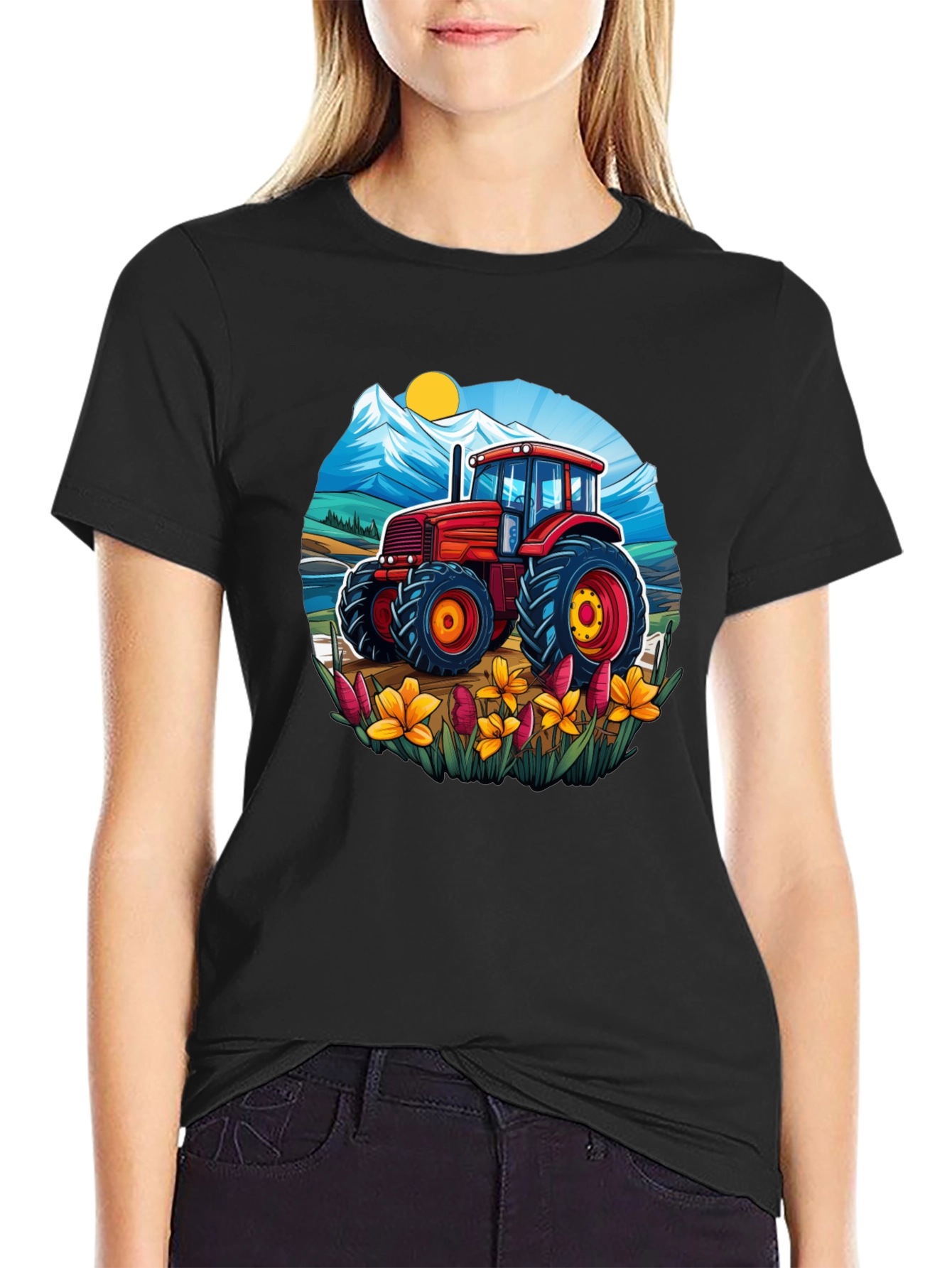 Tractor Graphic T-Shirt - Farm Life Tee