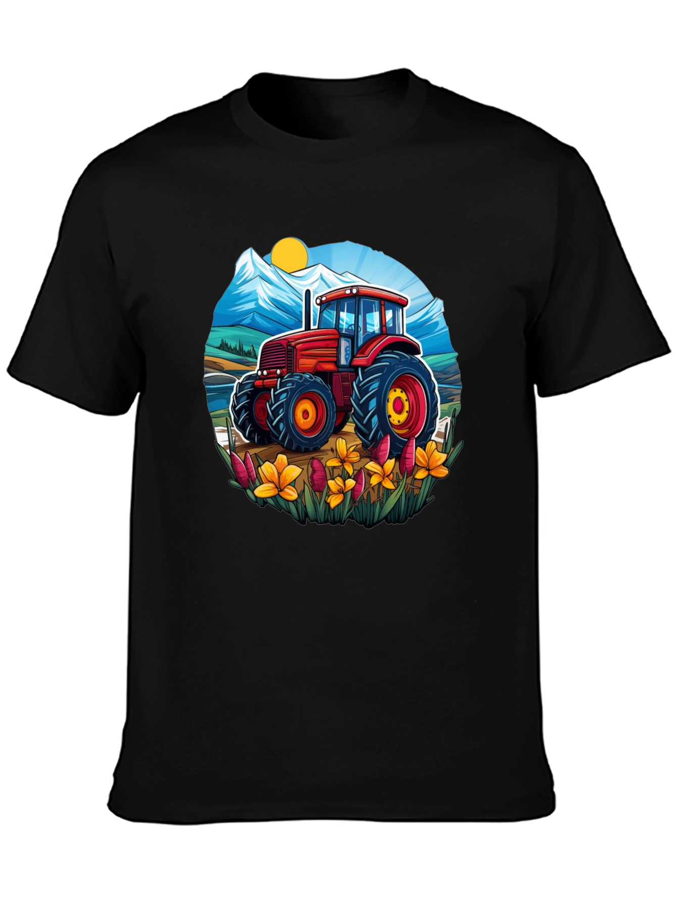 Tractor Graphic T-Shirt - Farm Life Tee