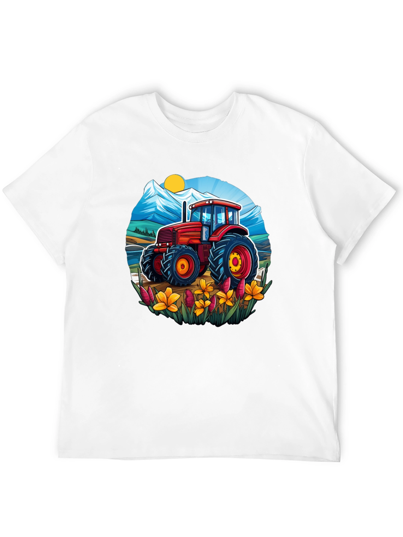 Tractor Graphic T-Shirt - Farm Life Tee