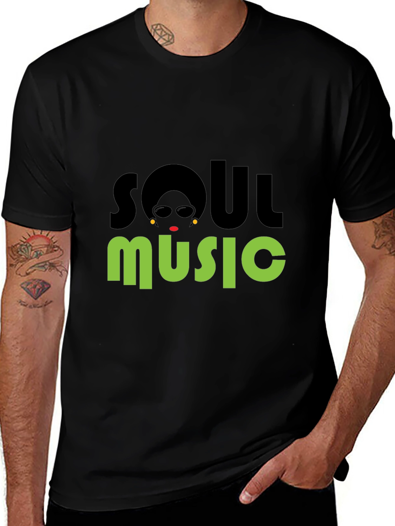 Soul Music Graphic Print T-Shirt