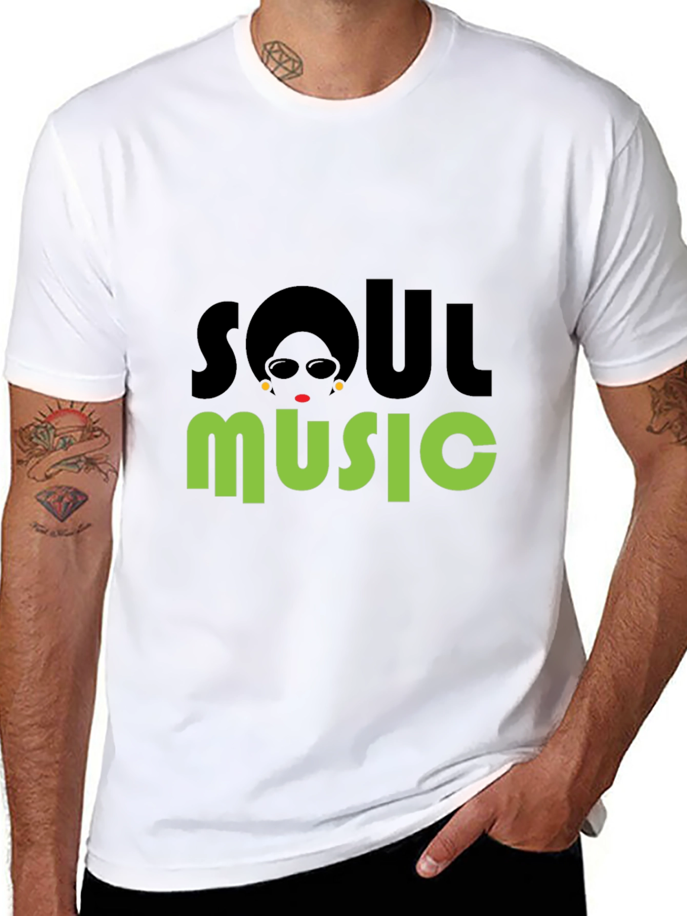 Soul Music Graphic Print T-Shirt