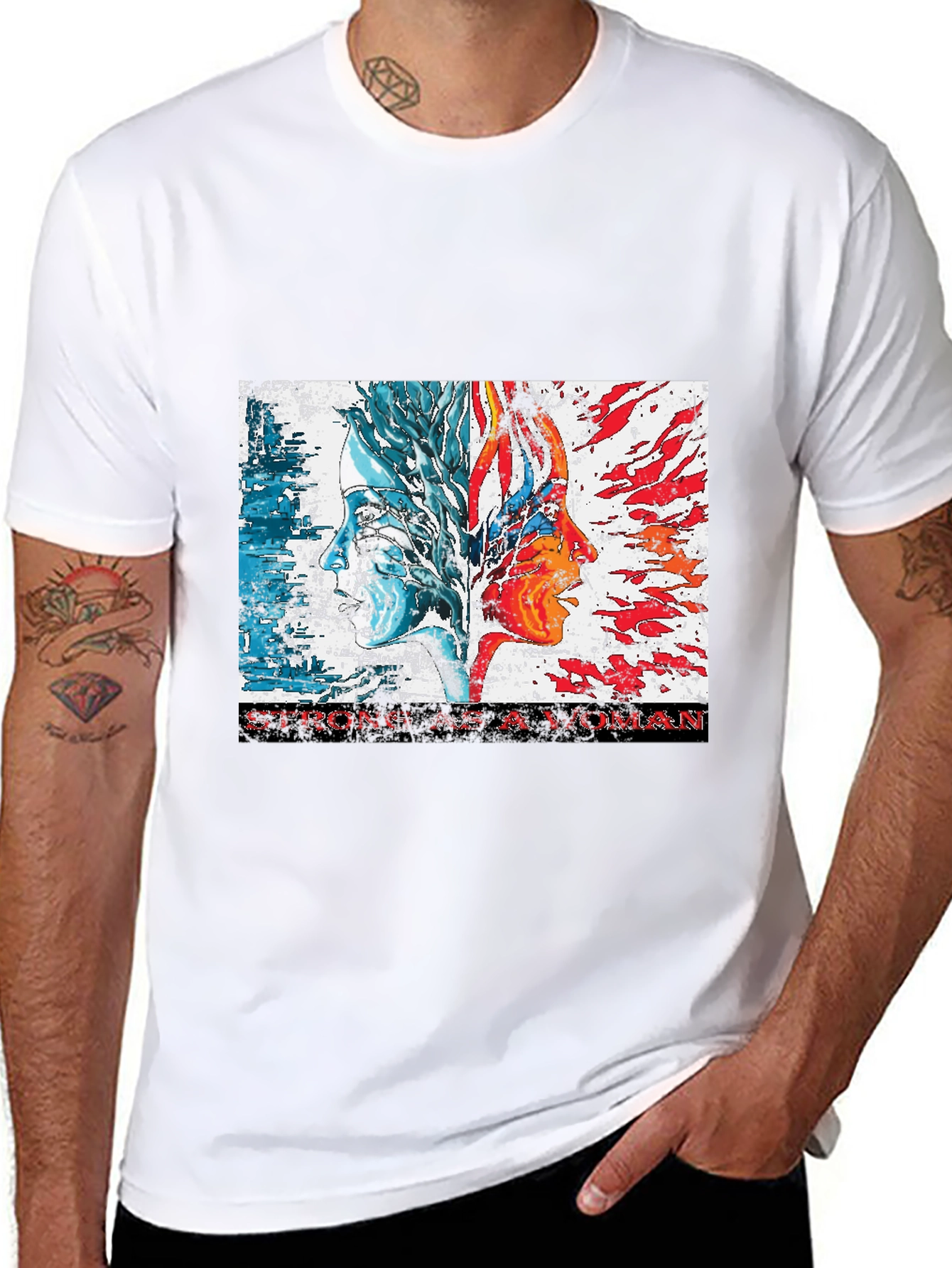 Strong As A Woman Graphic Tee