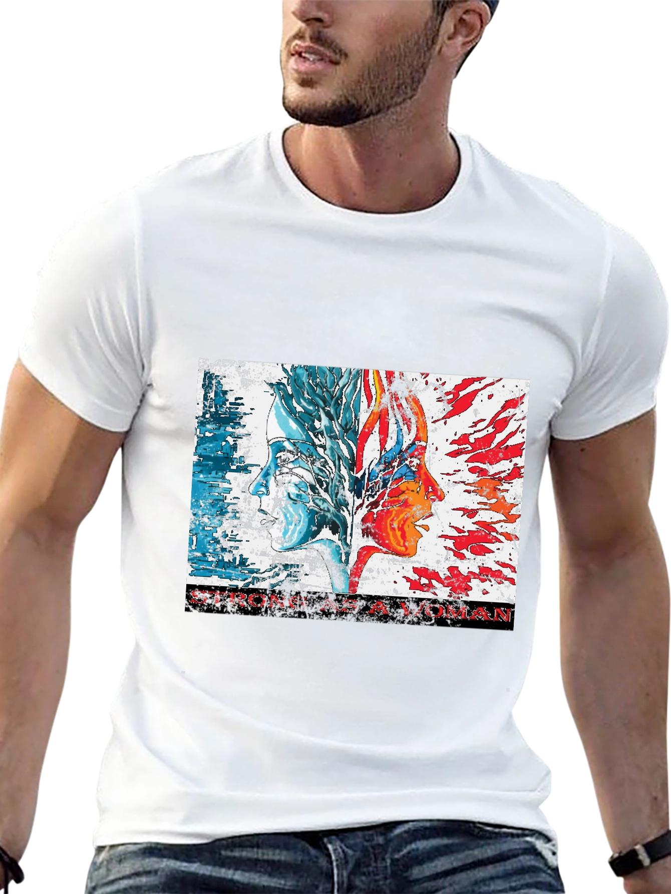 Strong As A Woman Graphic Tee