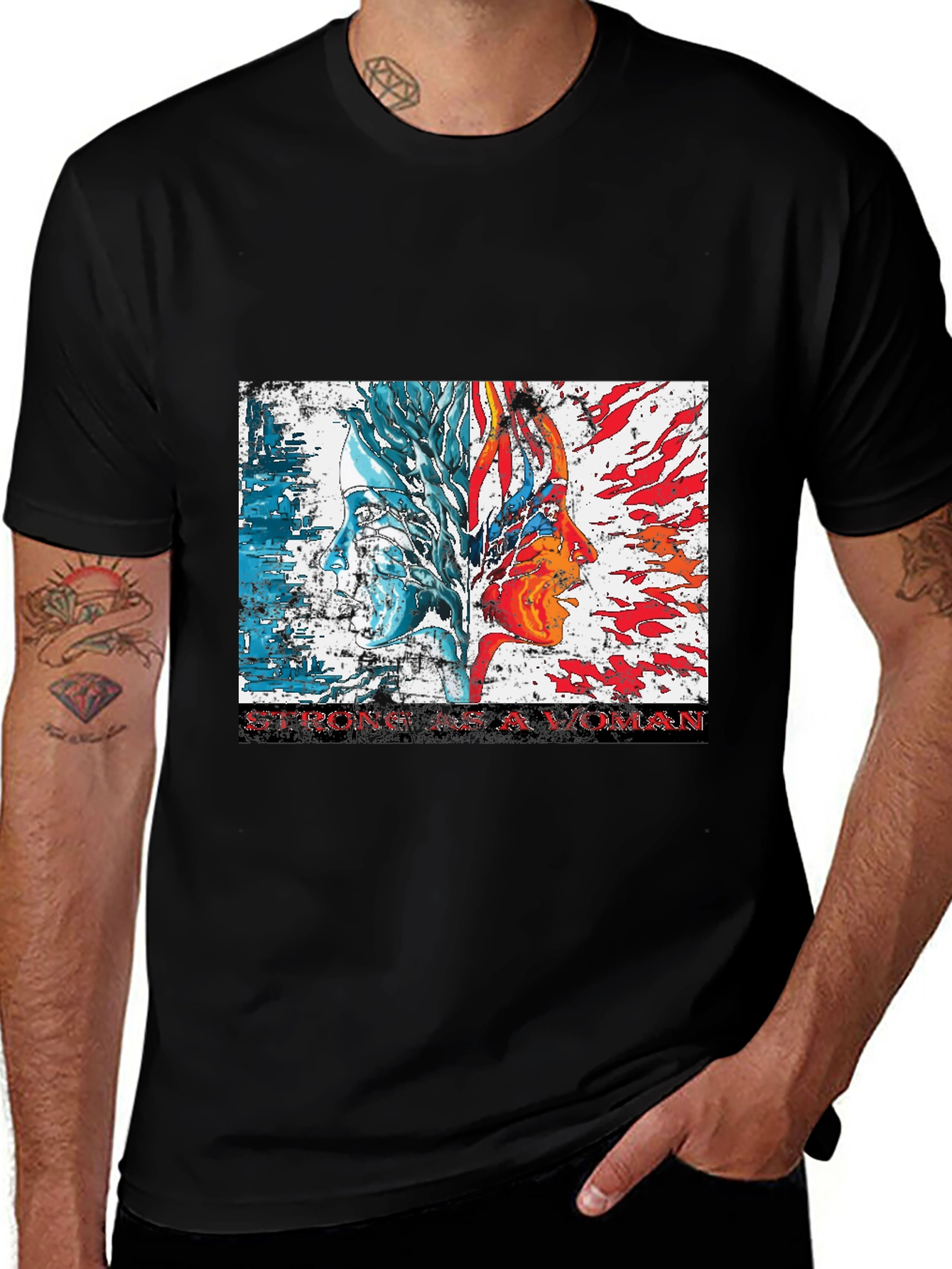 Strong As A Woman Graphic Tee