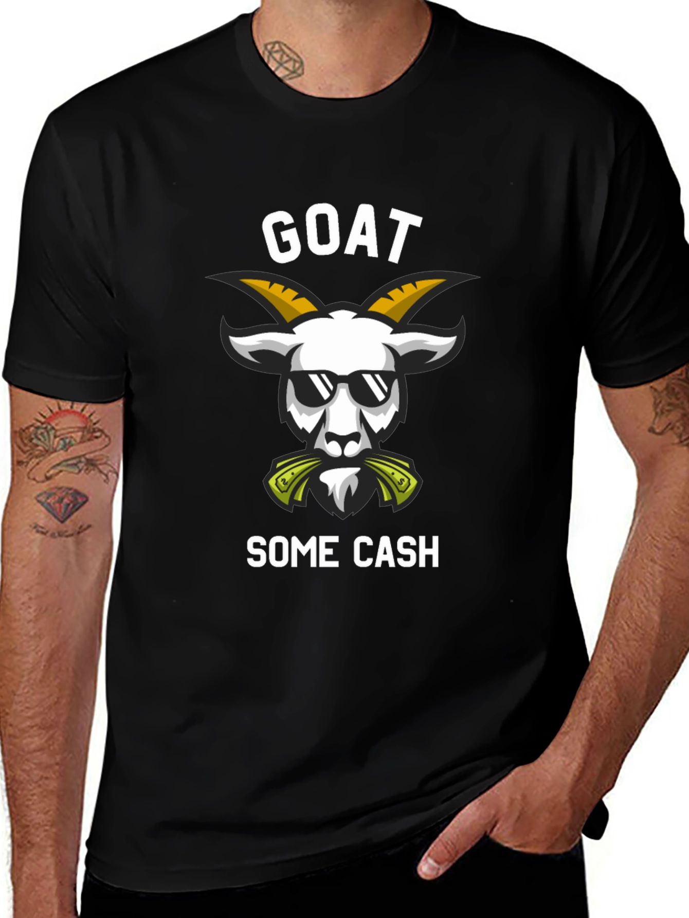 GOAT Some Cash Graphic T-Shirt
