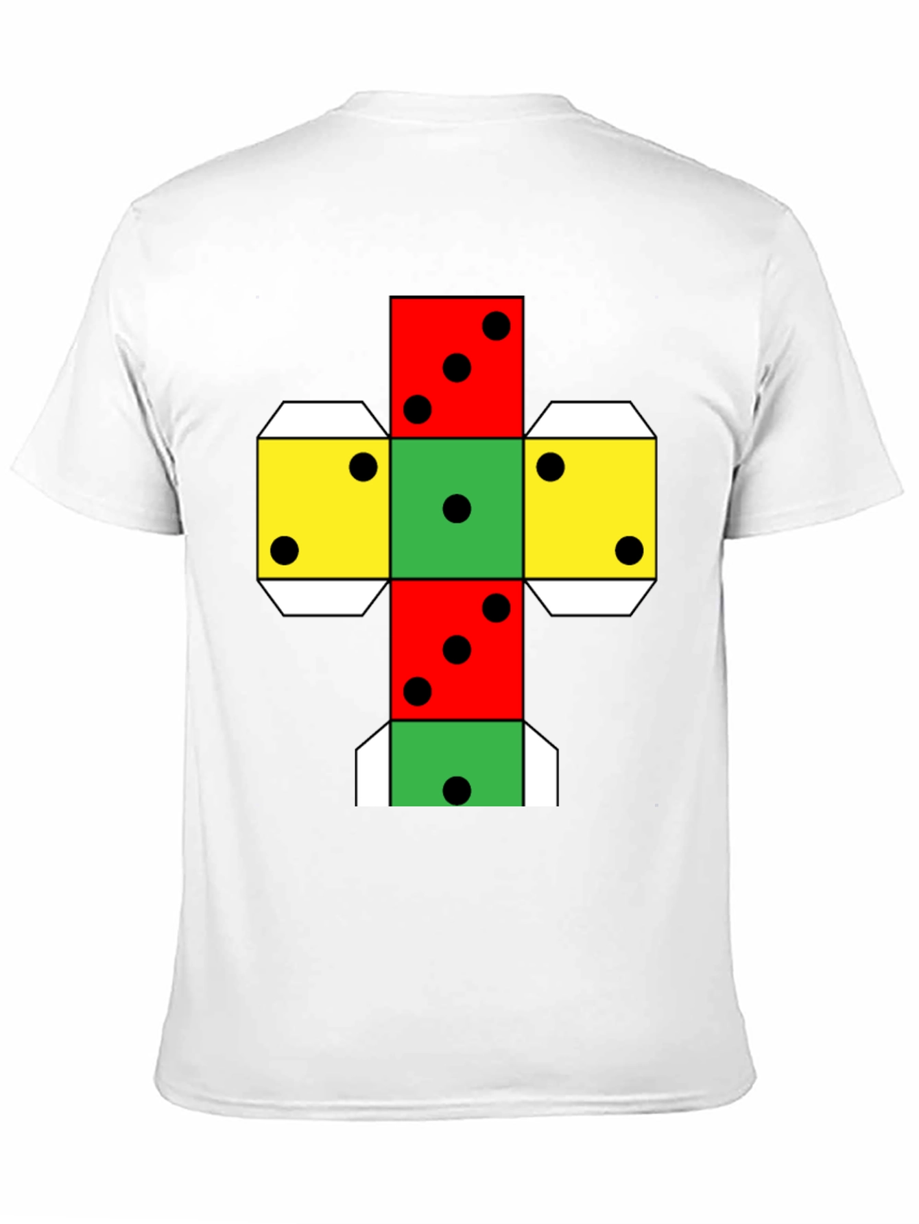 Geometric Dice Unfolded T-Shirt