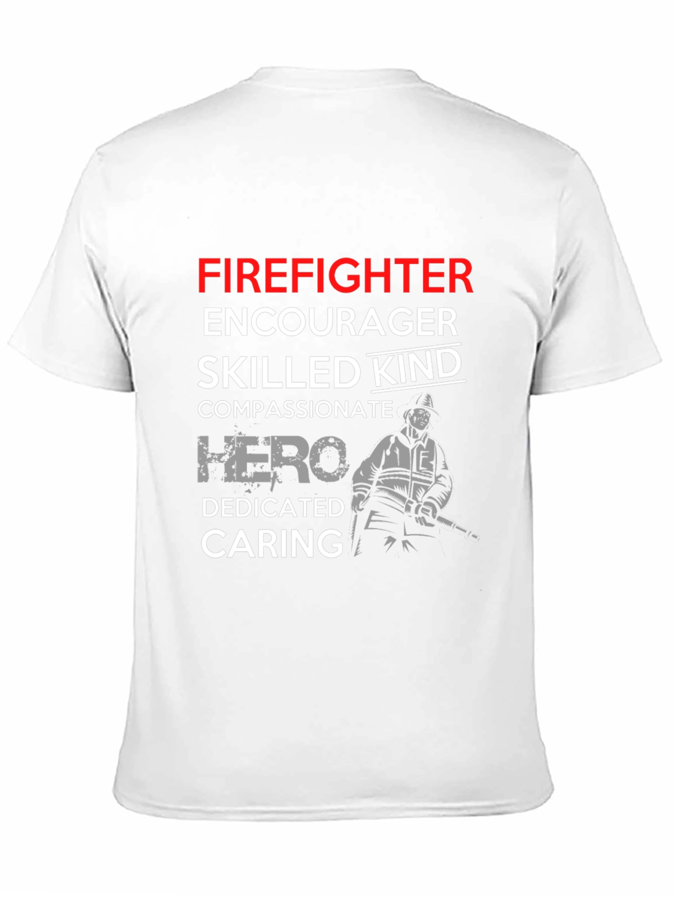 Firefighter Hero Graphic T-Shirt
