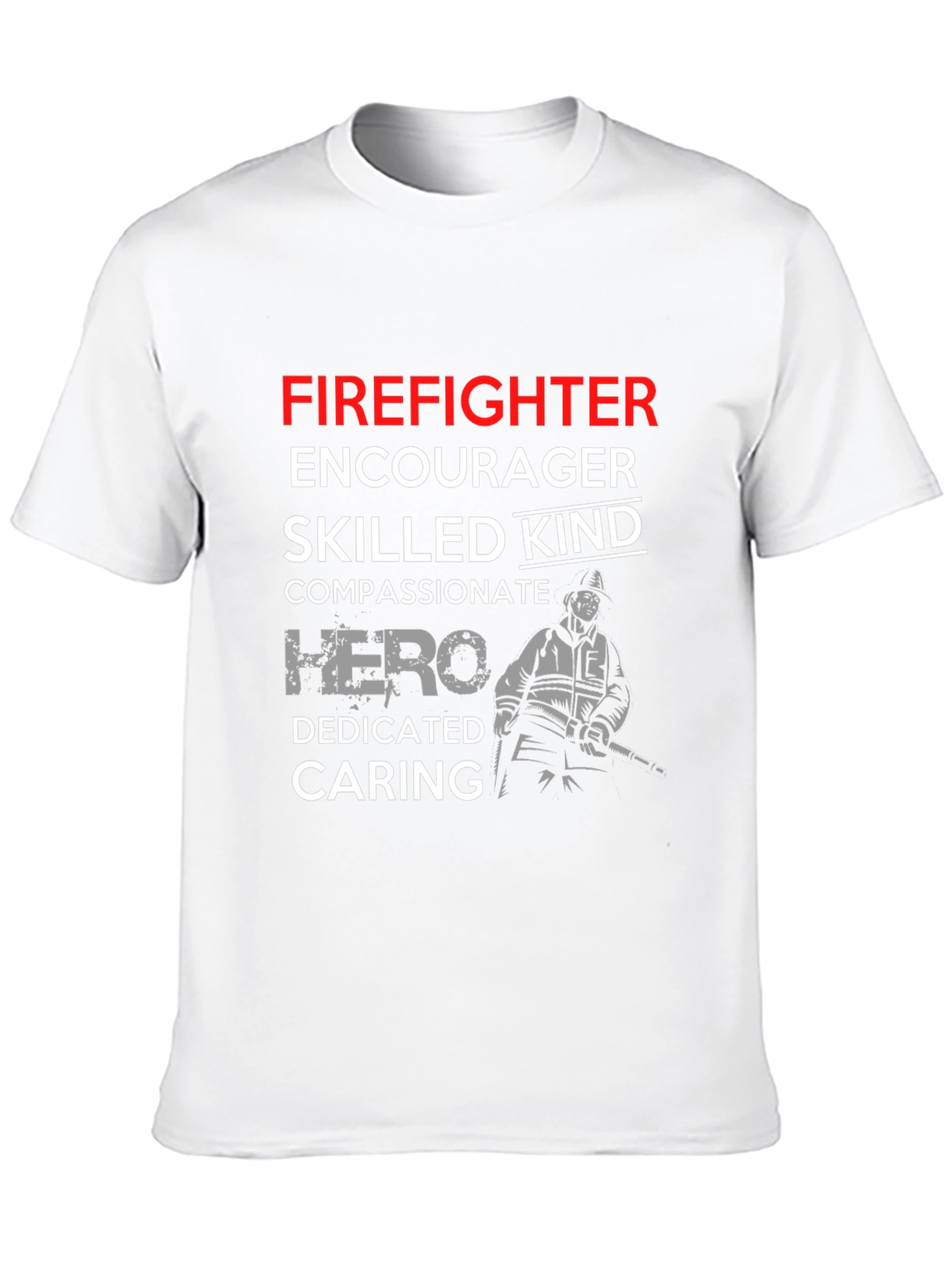 Firefighter Hero Graphic T-Shirt