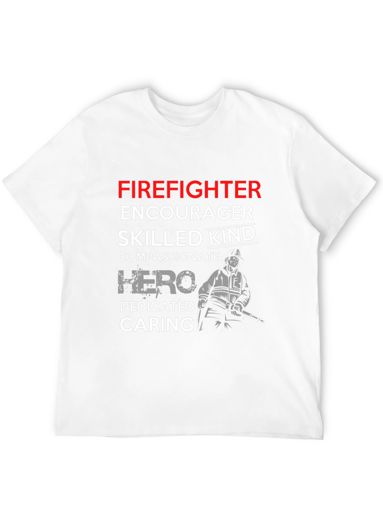 Firefighter Hero Graphic T-Shirt