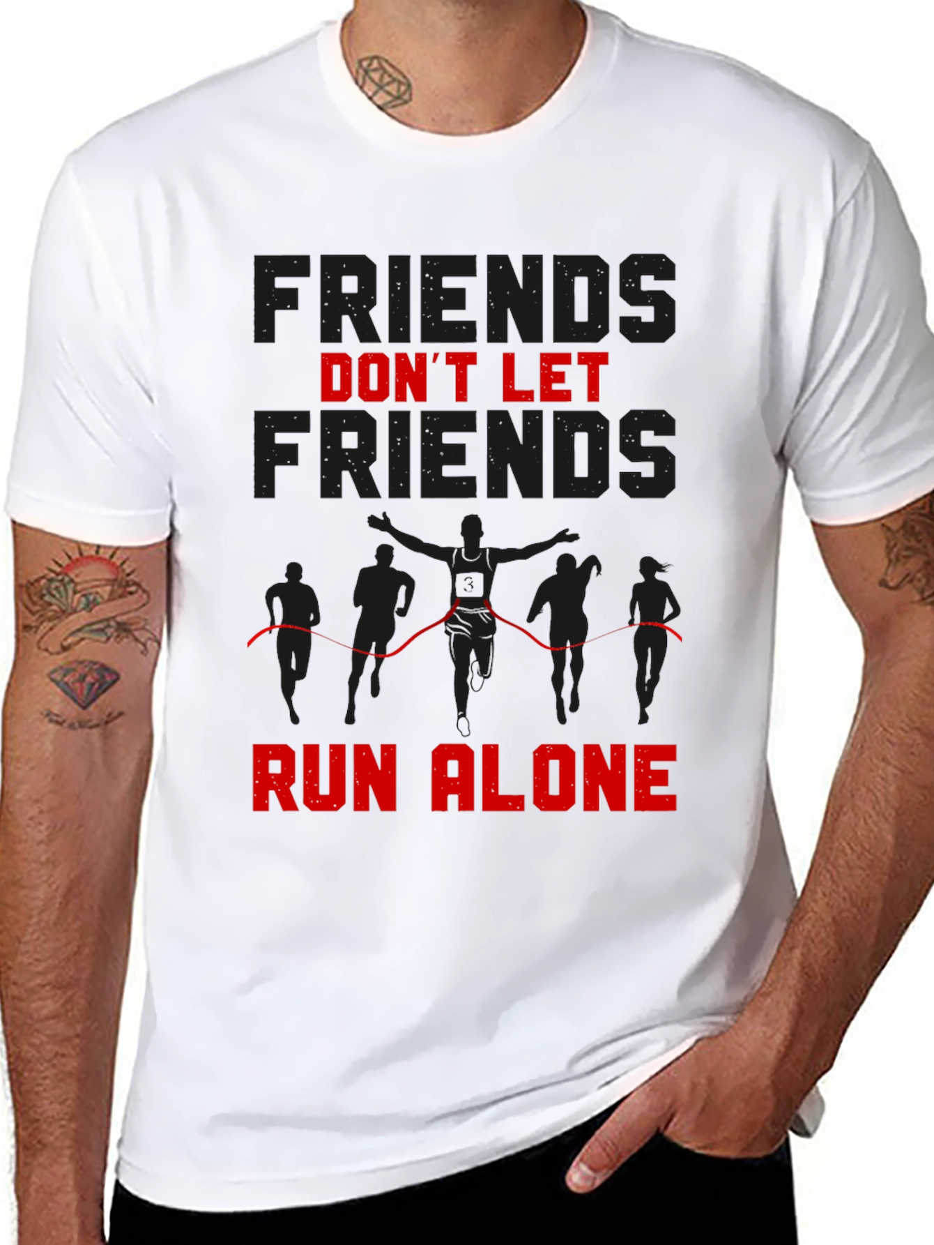 Friends Dont Let Friends Run Alone T-Shirt
