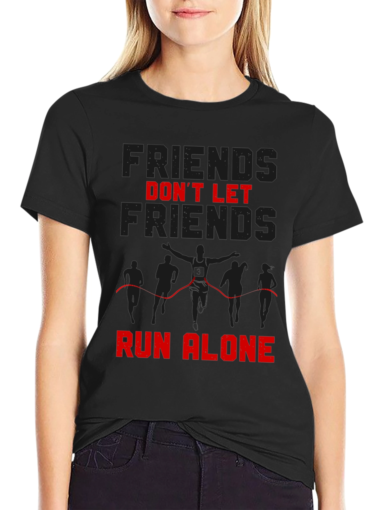 Friends Dont Let Friends Run Alone T-Shirt