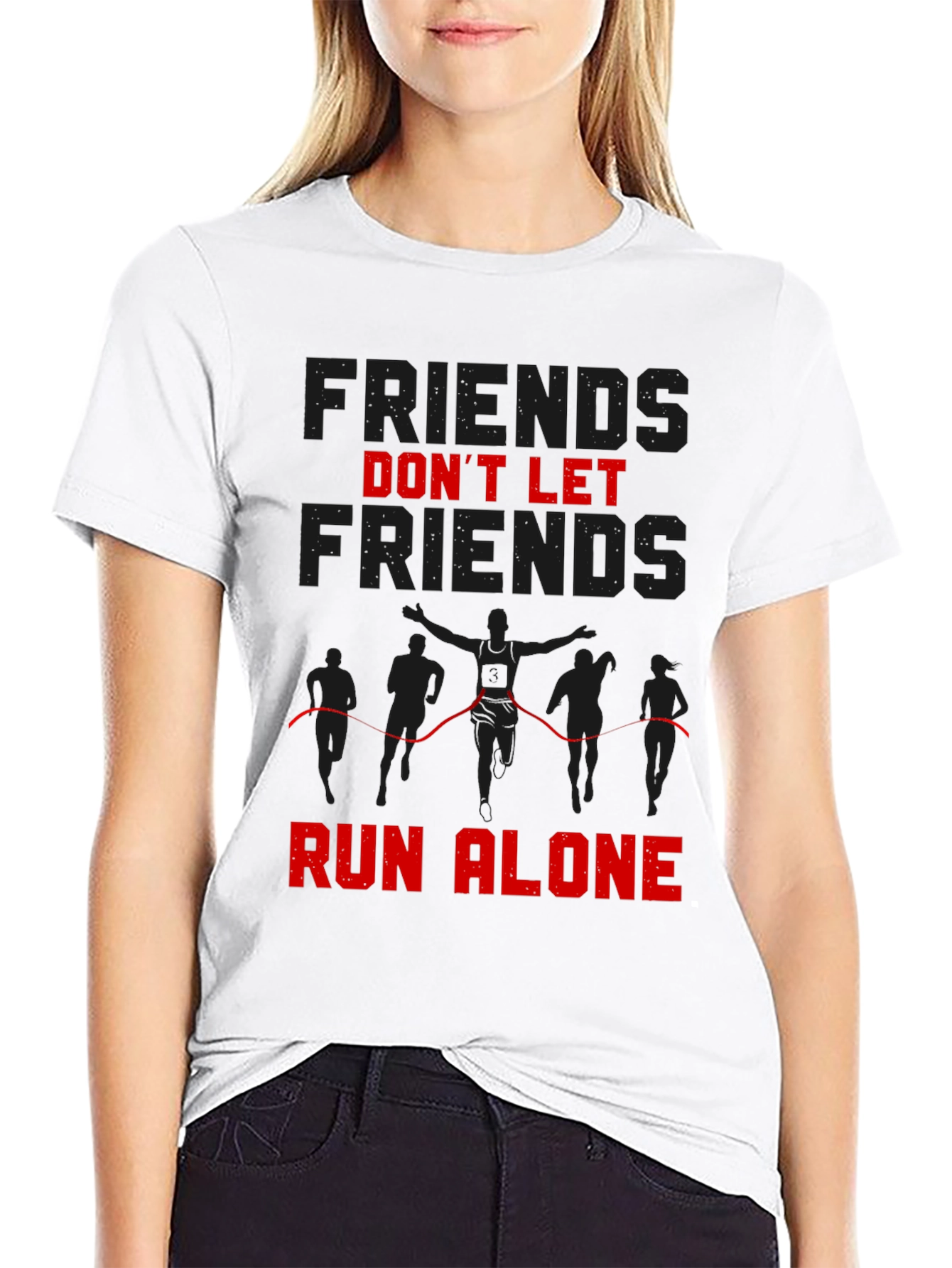 Friends Dont Let Friends Run Alone T-Shirt