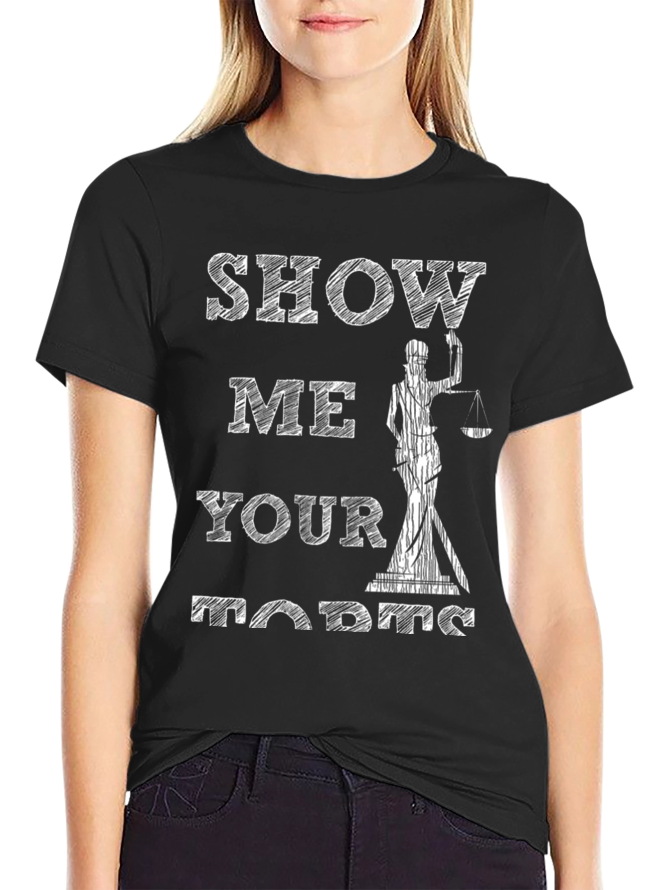 Show Me Your Torts Funny Lawyer Graphic Tee