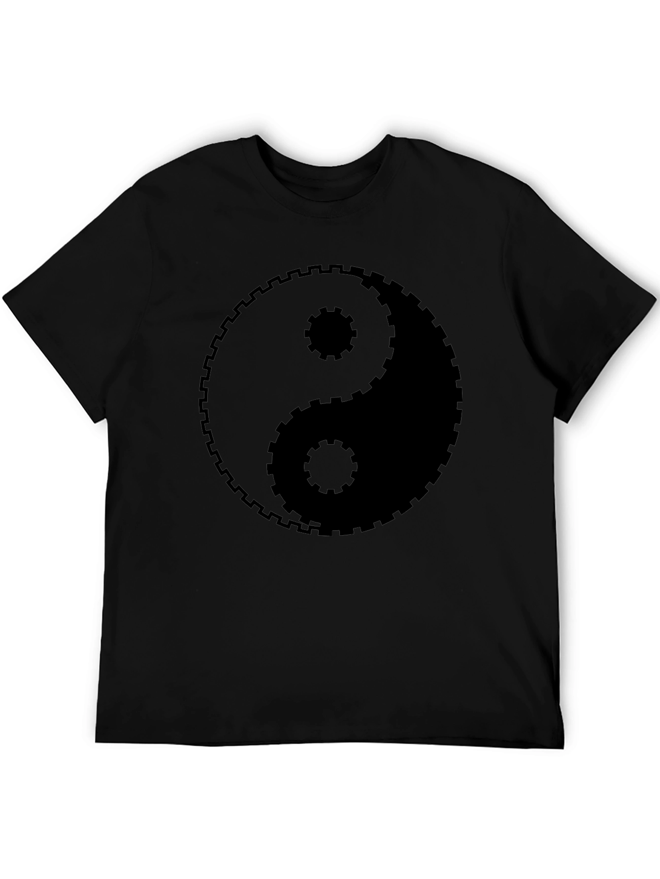 Yin Yang Gear T-Shirt - Balance & Harmony