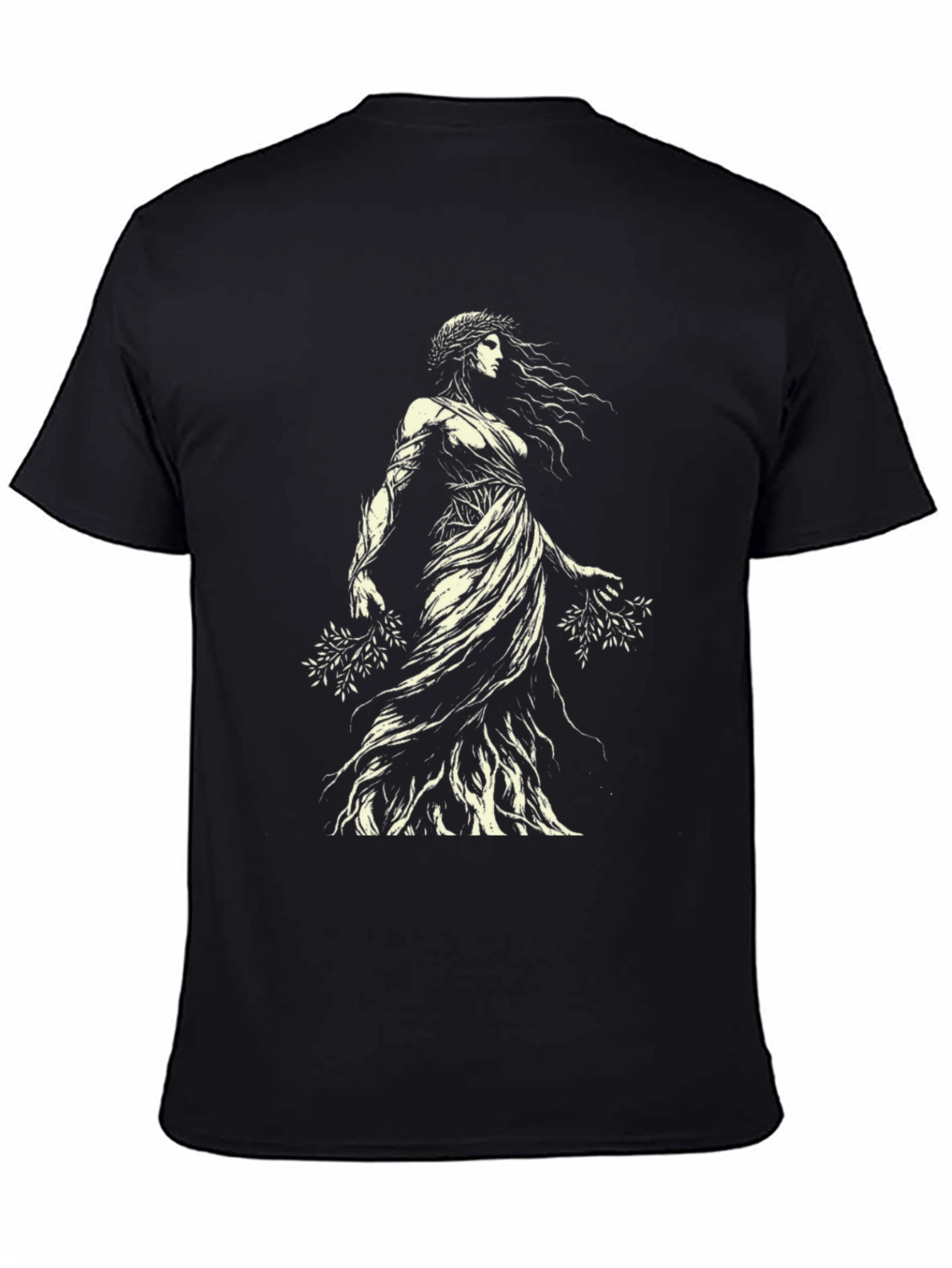 Mythic Woman Graphic Tee - Black
