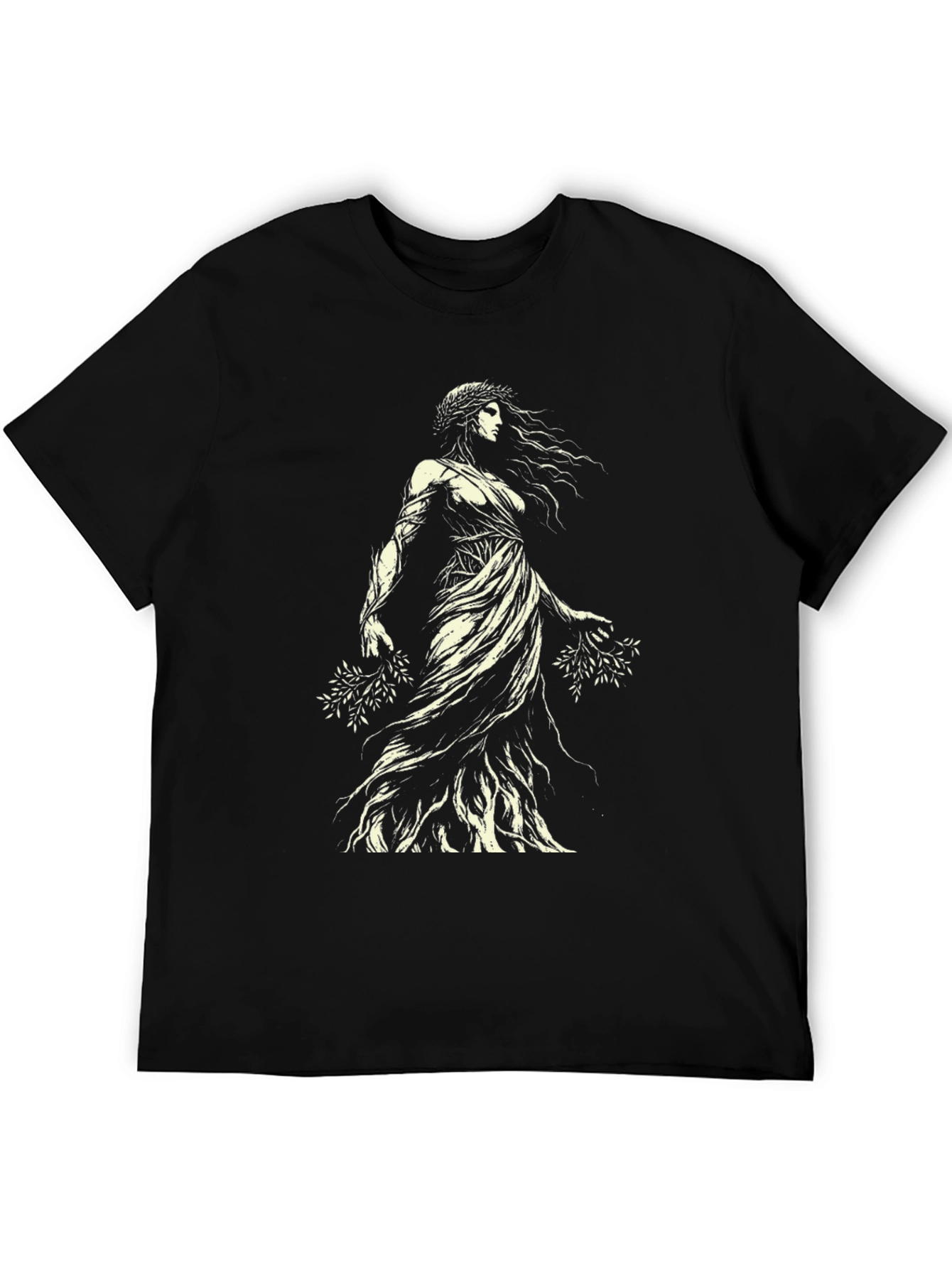 Mythic Woman Graphic Tee - Black