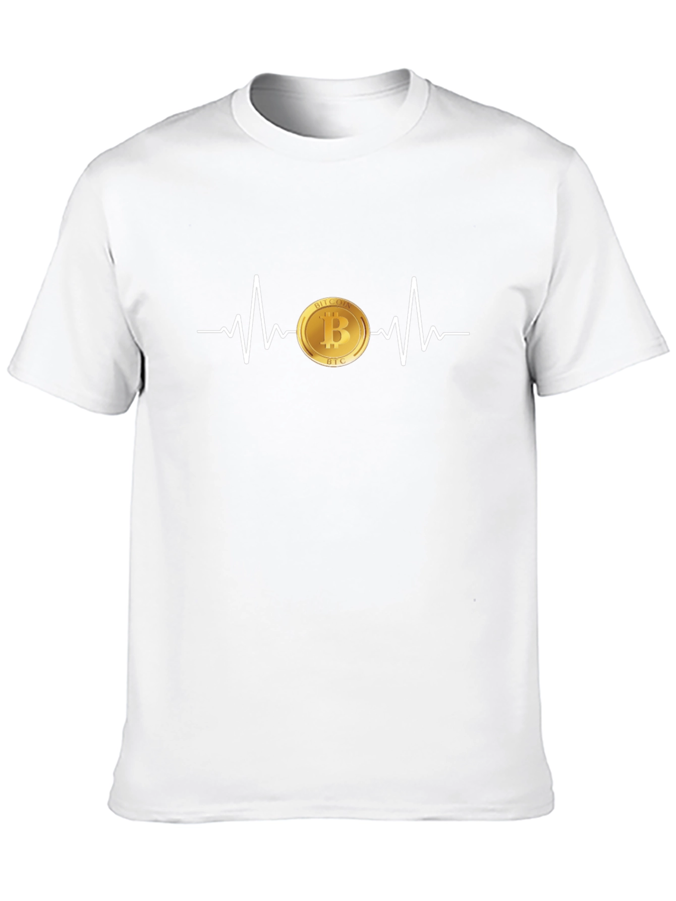 Bitcoin Heartbeat T-Shirt Crypto Tee