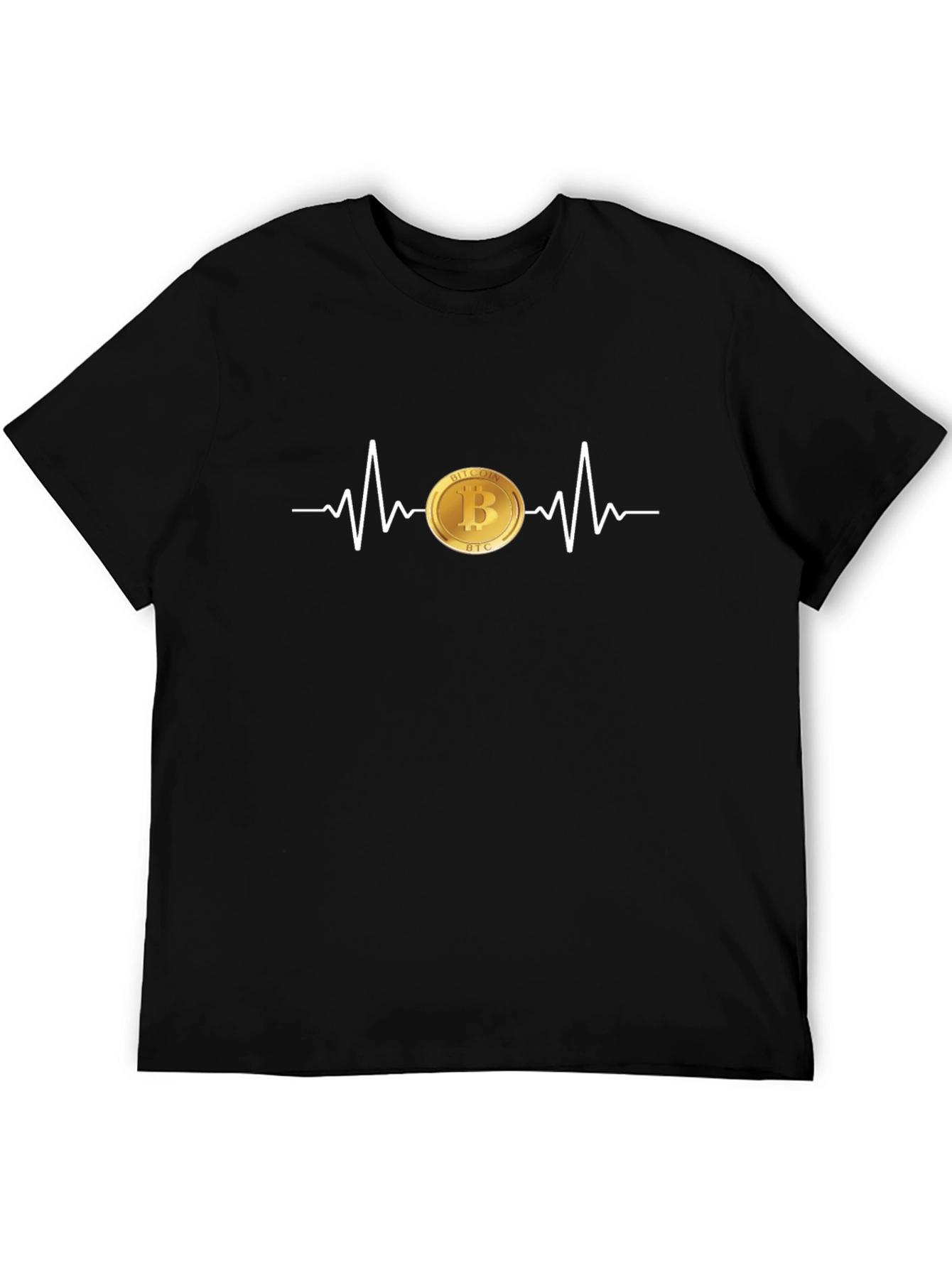 Bitcoin Heartbeat T-Shirt Crypto Tee