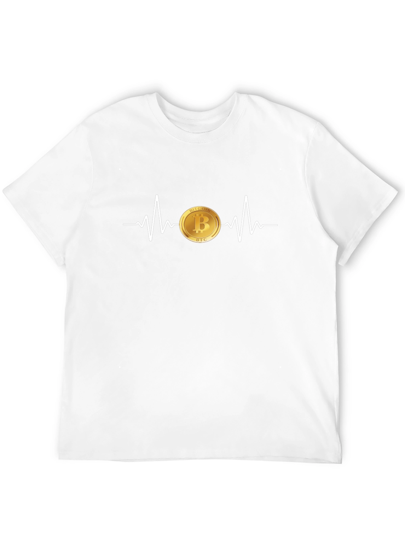 Bitcoin Heartbeat T-Shirt Crypto Tee