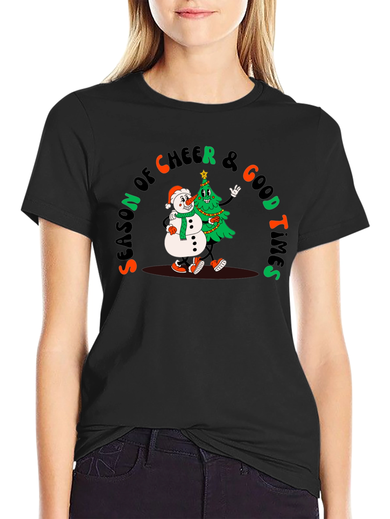 Festive Season of Cheer Graphic Tee