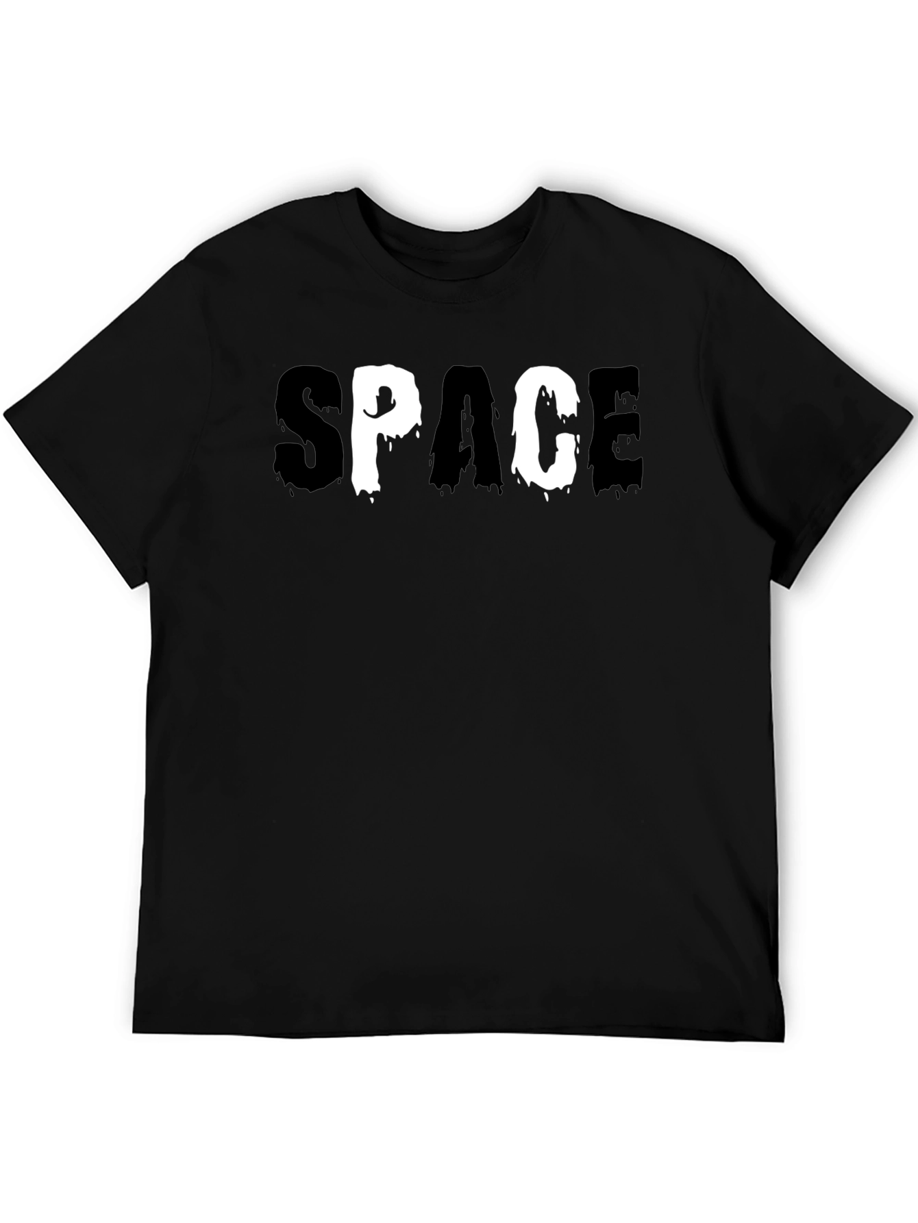Space Graphic T-Shirt - Cool Black Tee