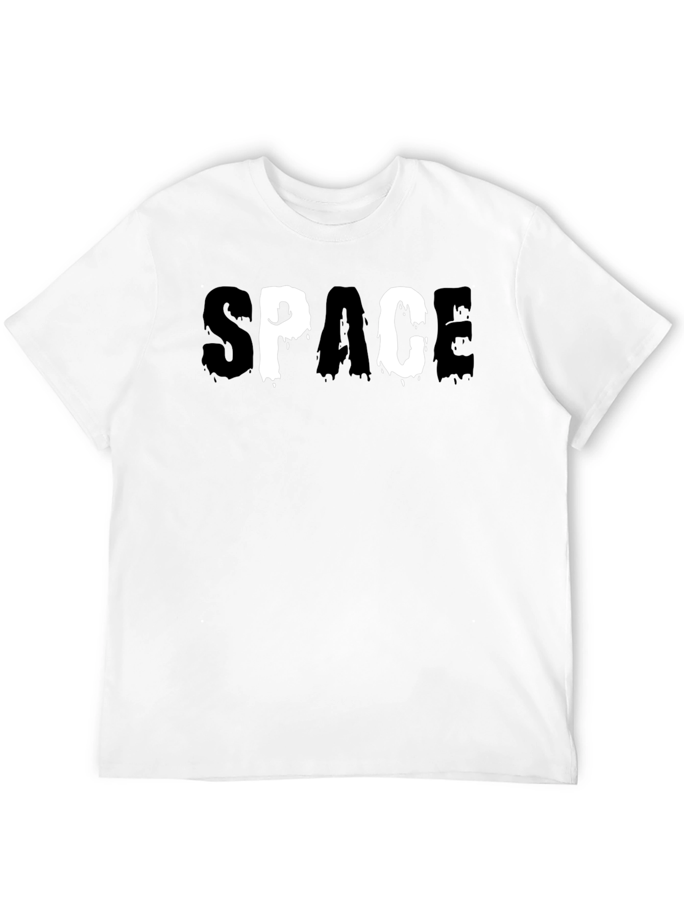 Space Graphic T-Shirt - Cool Black Tee