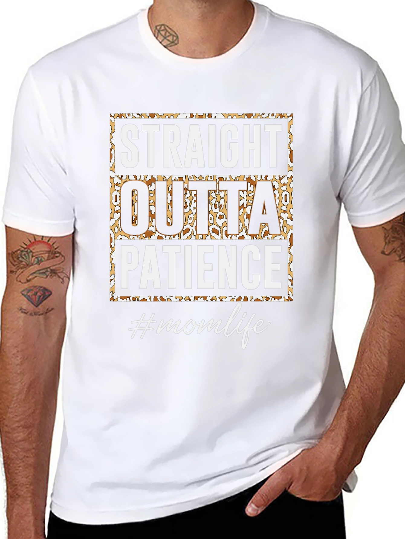 Straight Outta Patience Mom Life T-Shirt