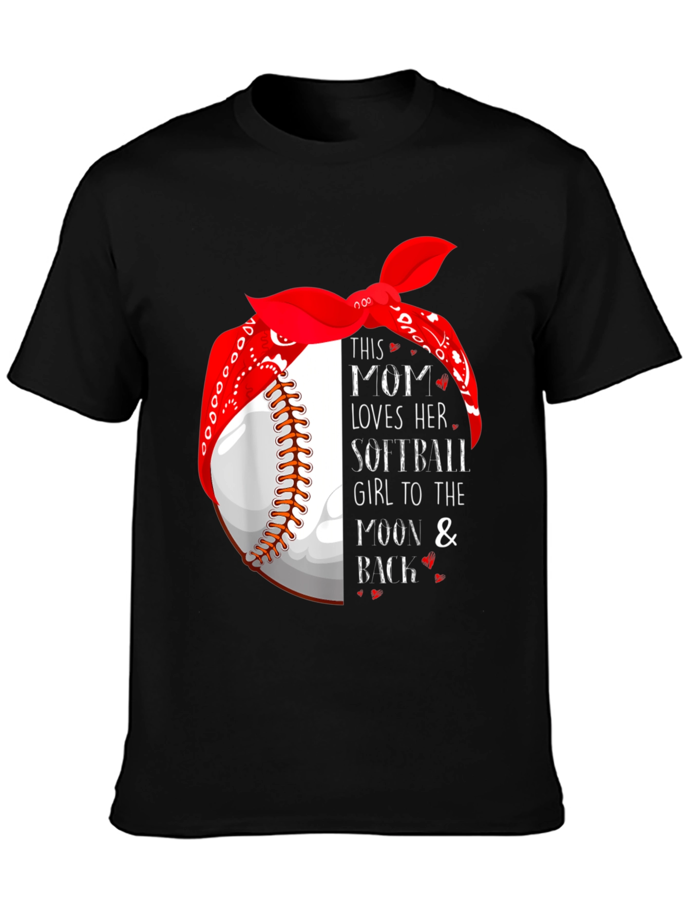 Mom Loves Softball T-Shirt