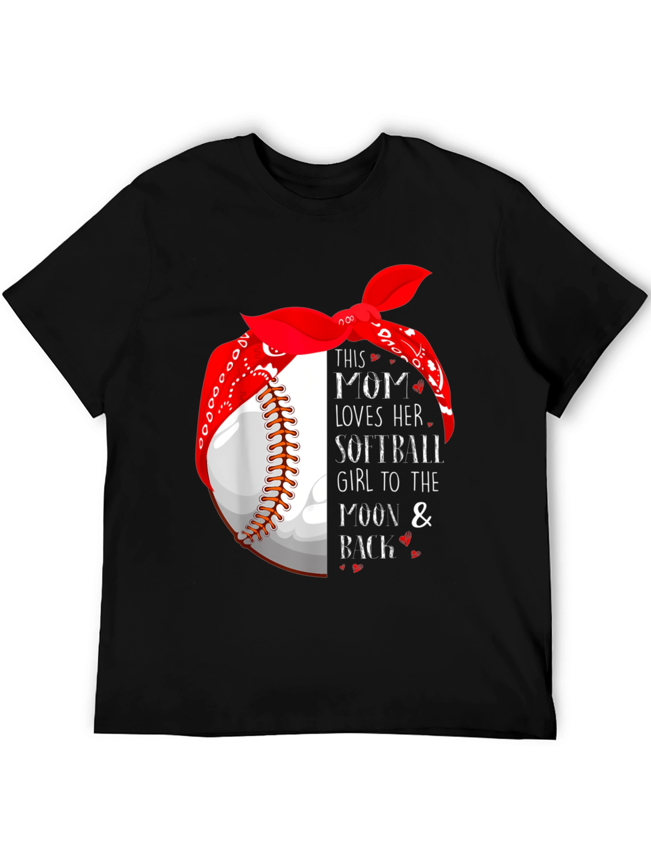 Mom Loves Softball T-Shirt