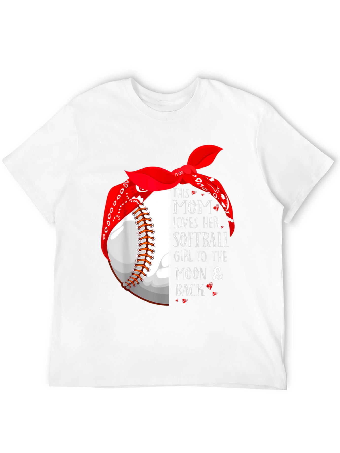 Mom Loves Softball T-Shirt