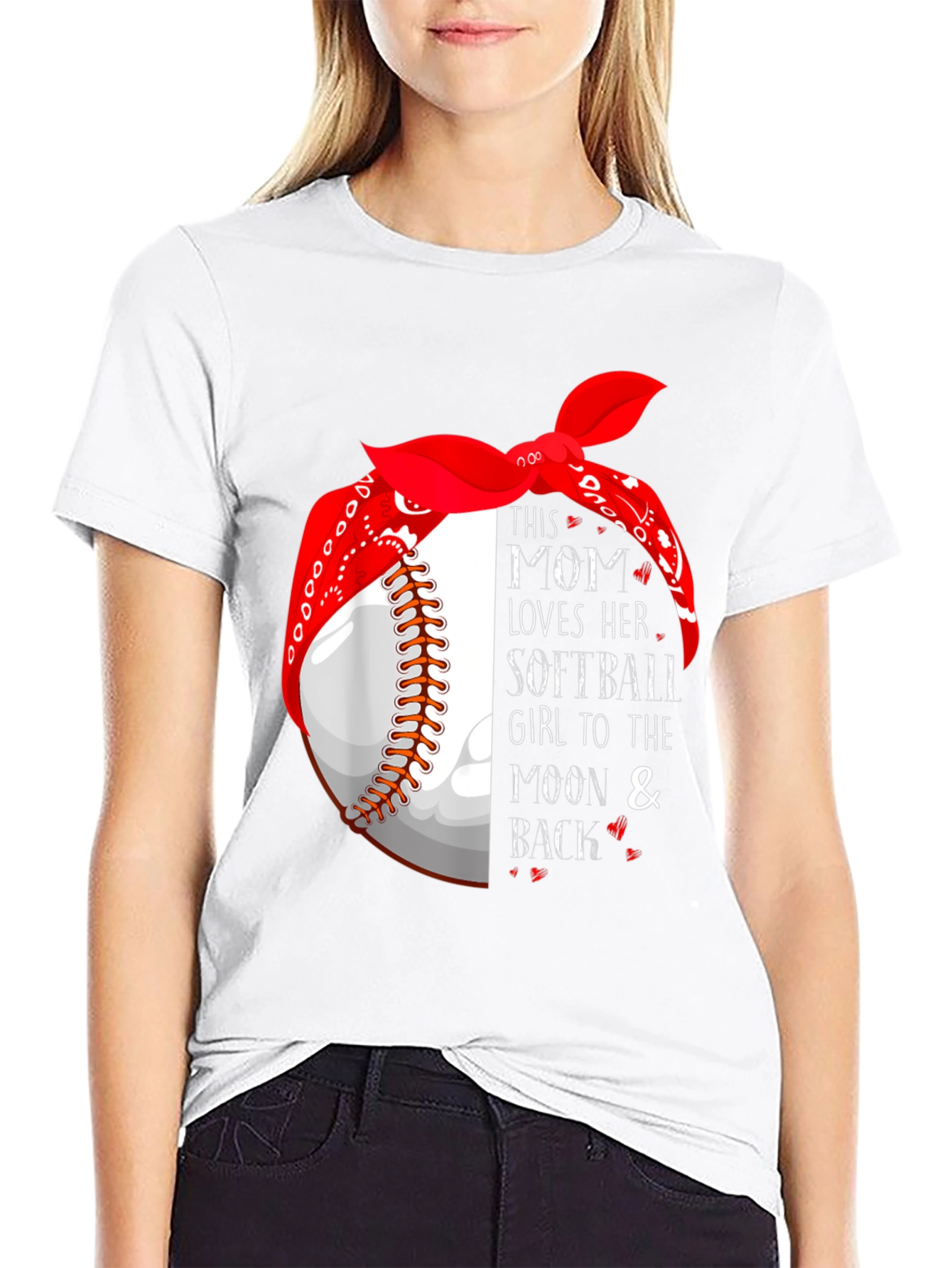 Mom Loves Softball T-Shirt