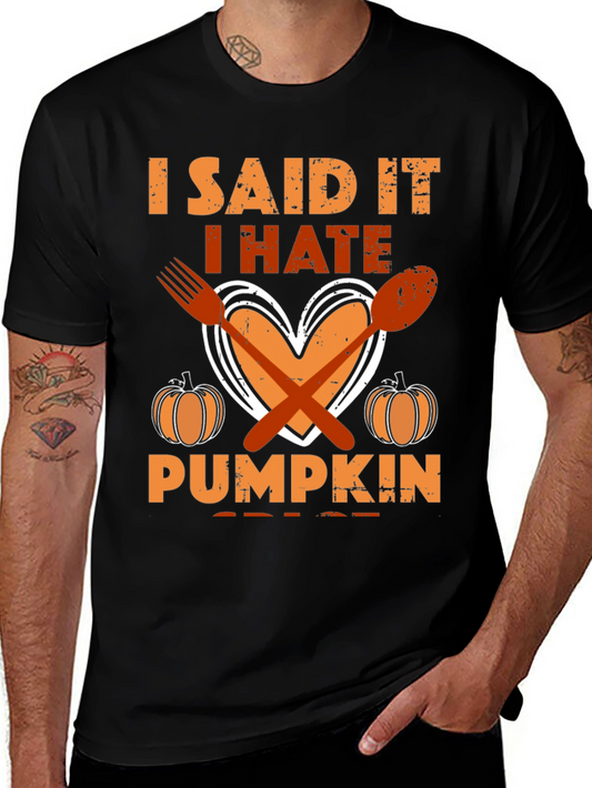 I Hate Pumpkin T-Shirt