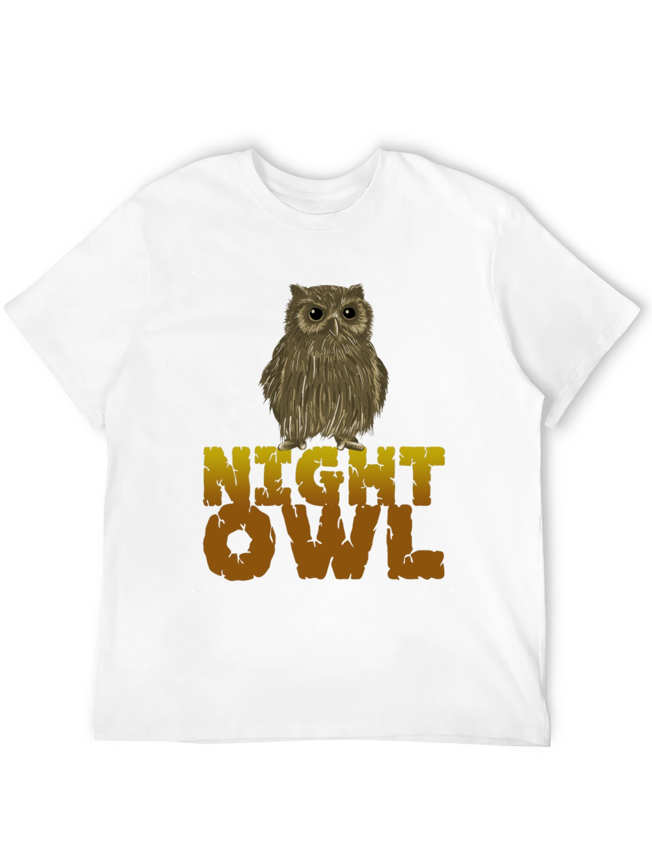 Night Owl Graphic Tee - Cool Bird Design