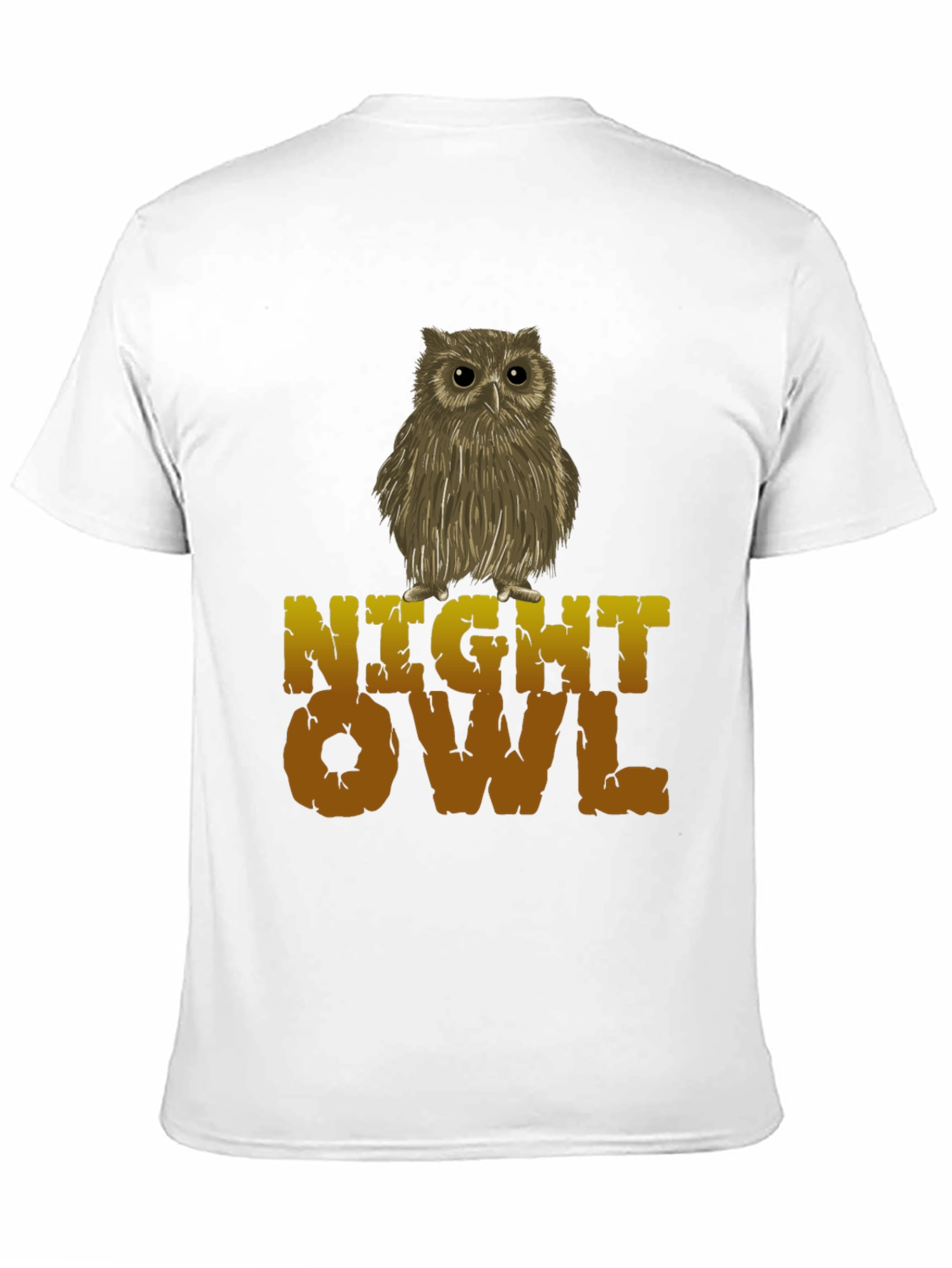 Night Owl Graphic Tee - Cool Bird Design