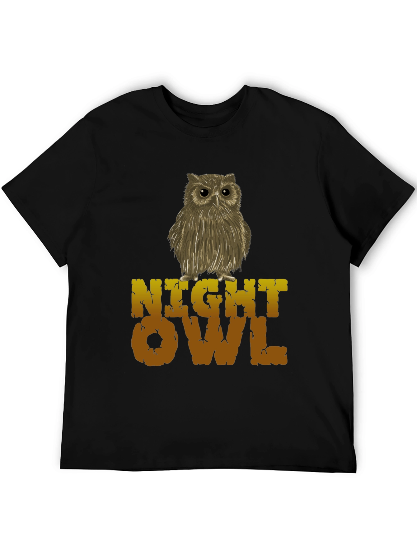 Night Owl Graphic Tee - Cool Bird Design