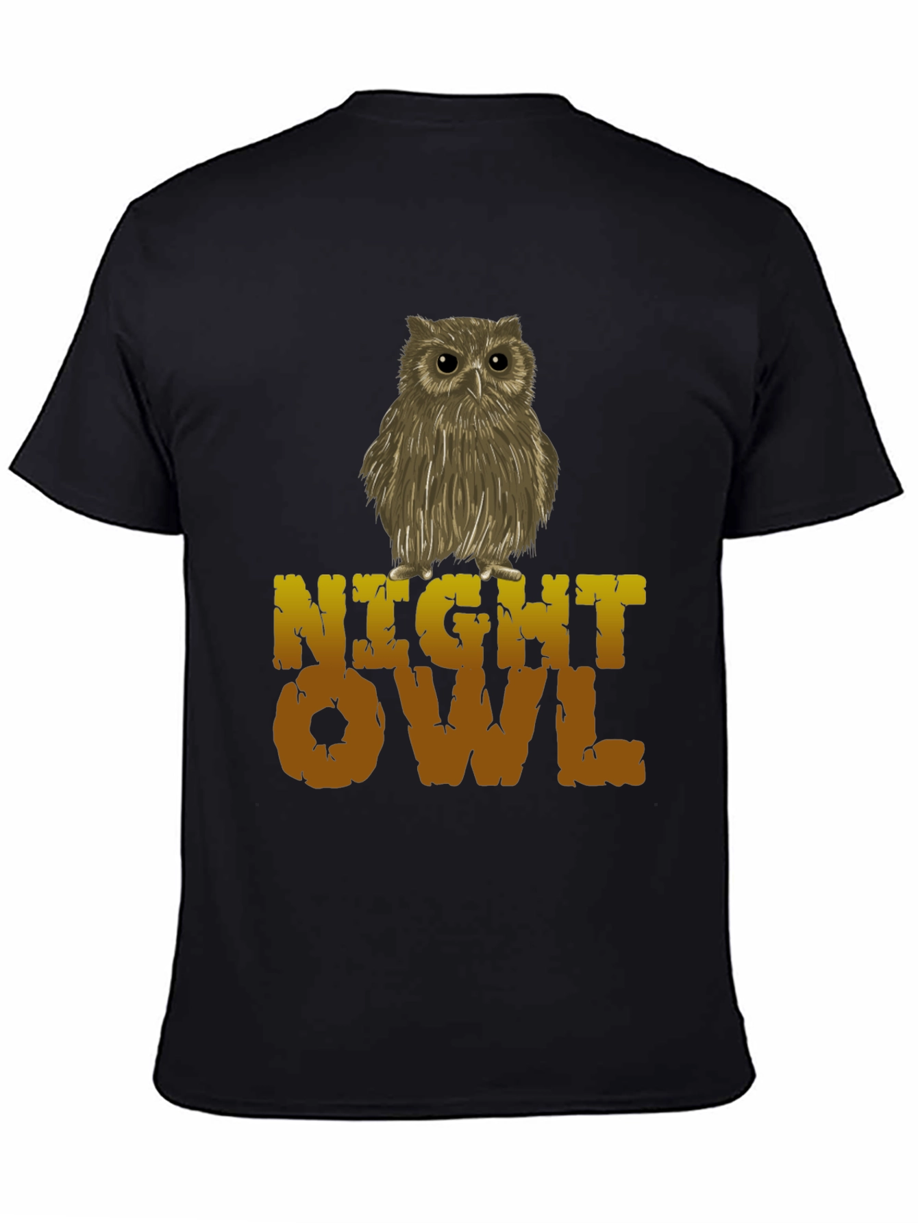 Night Owl Graphic Tee - Cool Bird Design