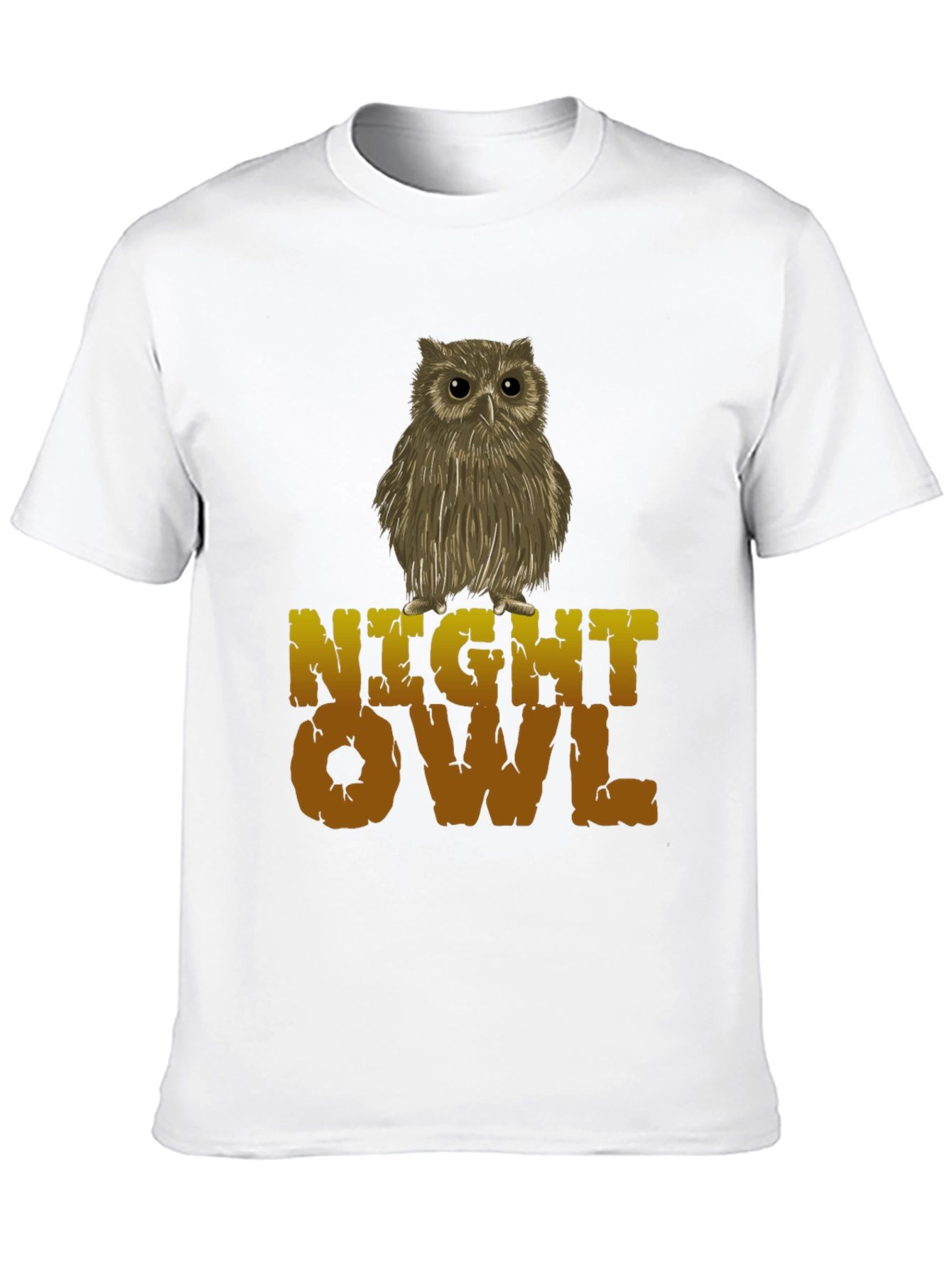 Night Owl Graphic Tee - Cool Bird Design
