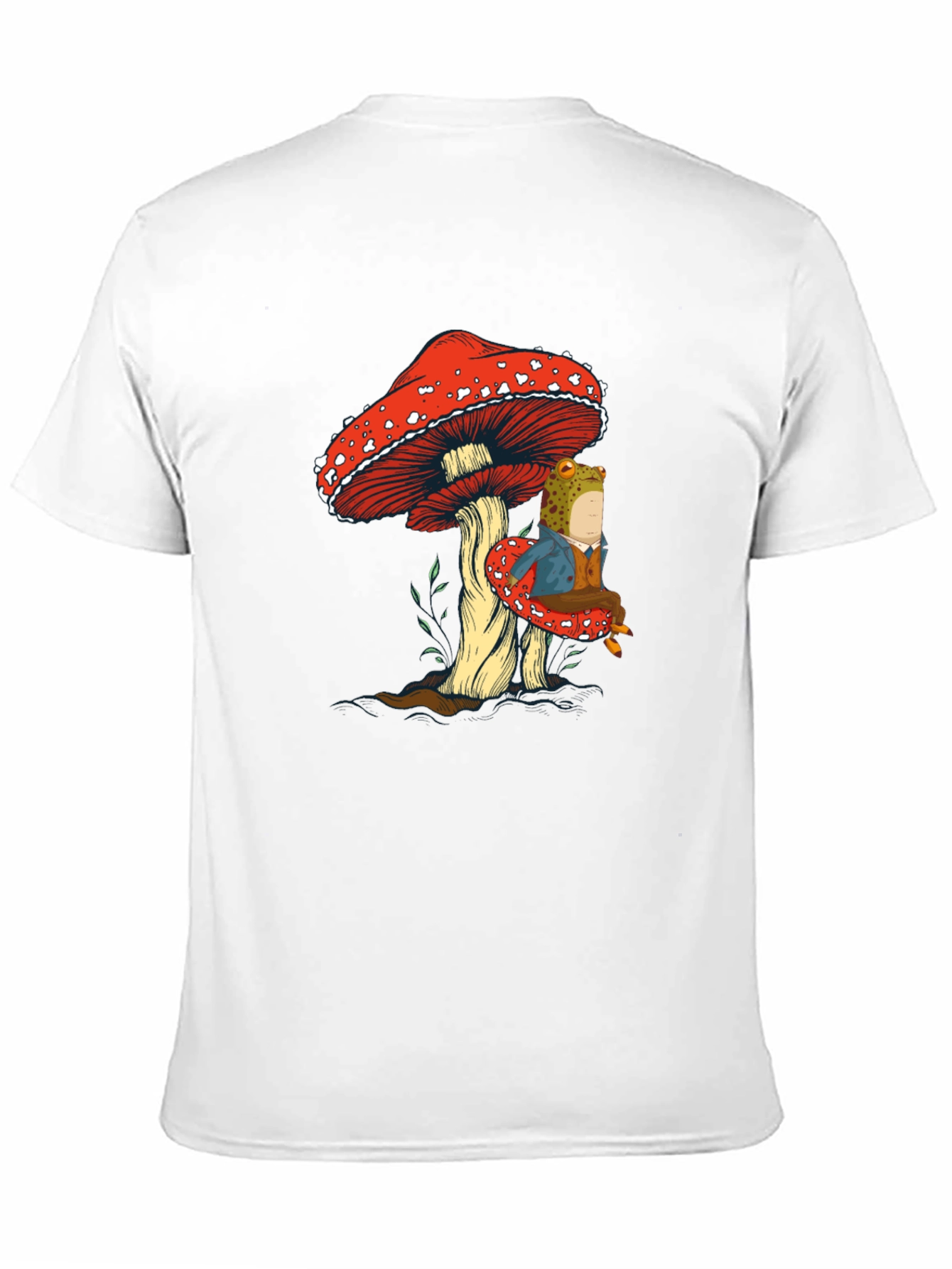 Frog on Mushroom Graphic Tee