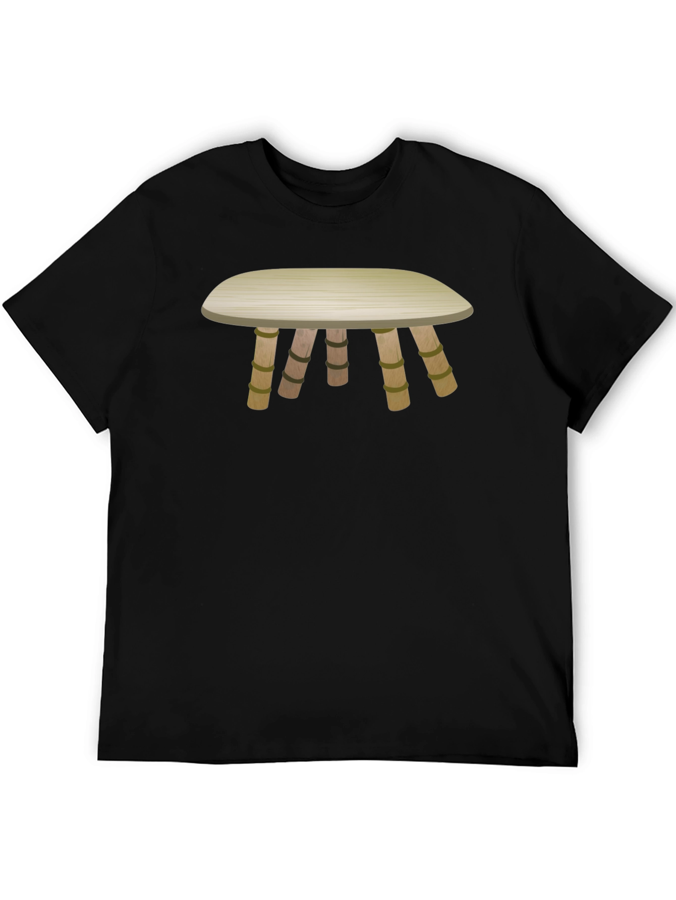 Cartoon Style Table T-Shirt