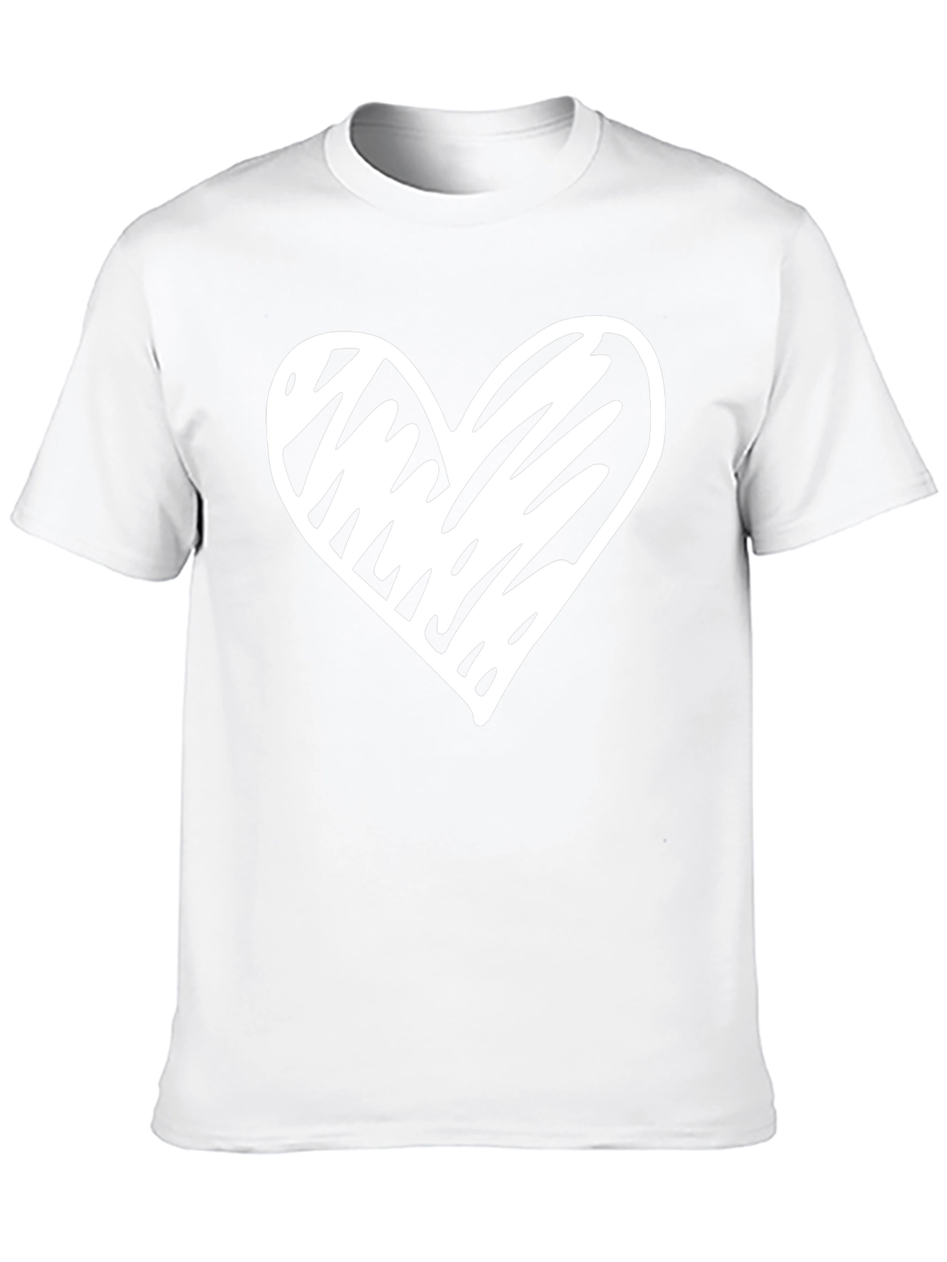 Heart Graphic Black T-Shirt