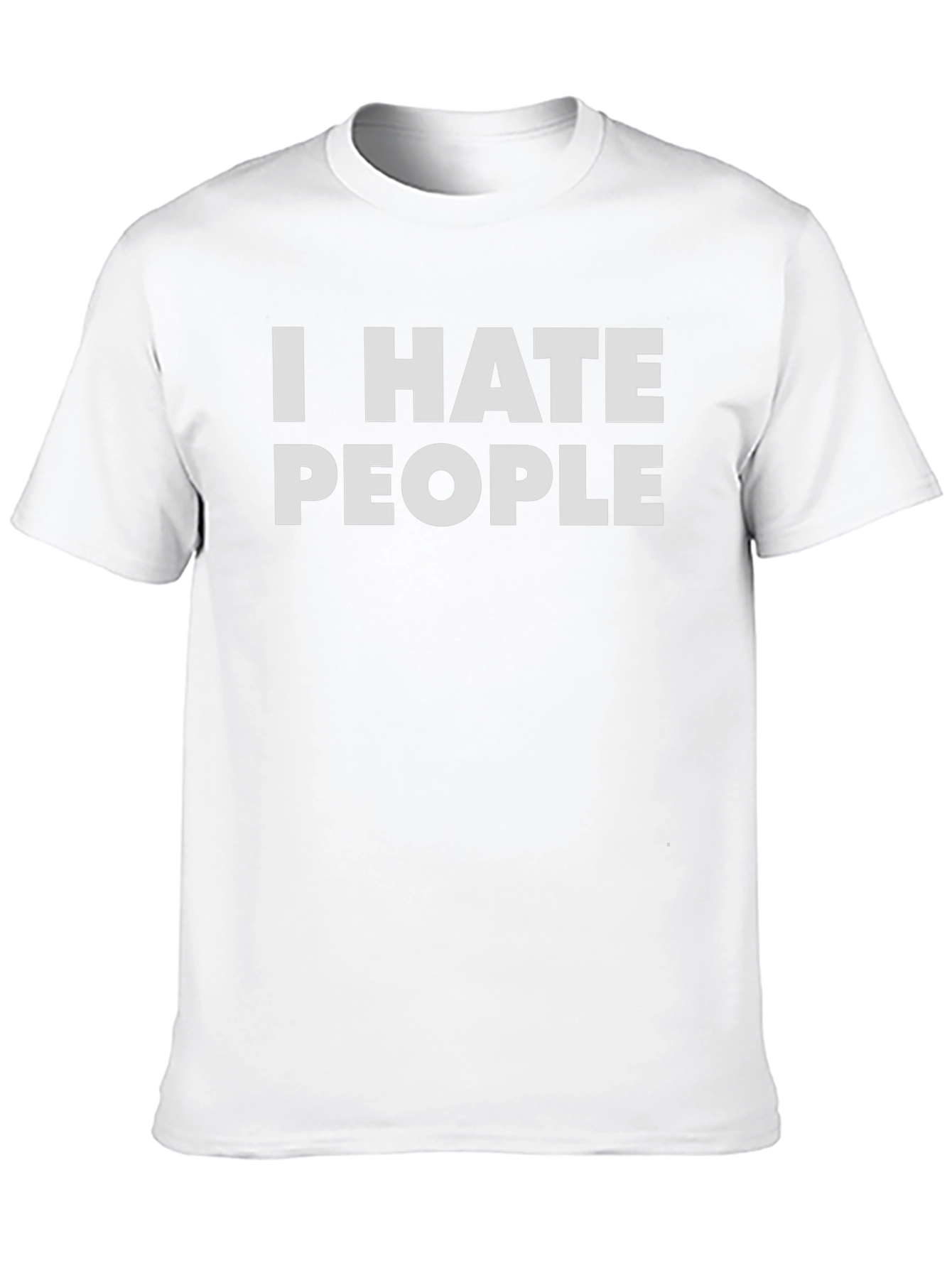 I Hate People Graphic T-Shirt - Anti-Social Tee