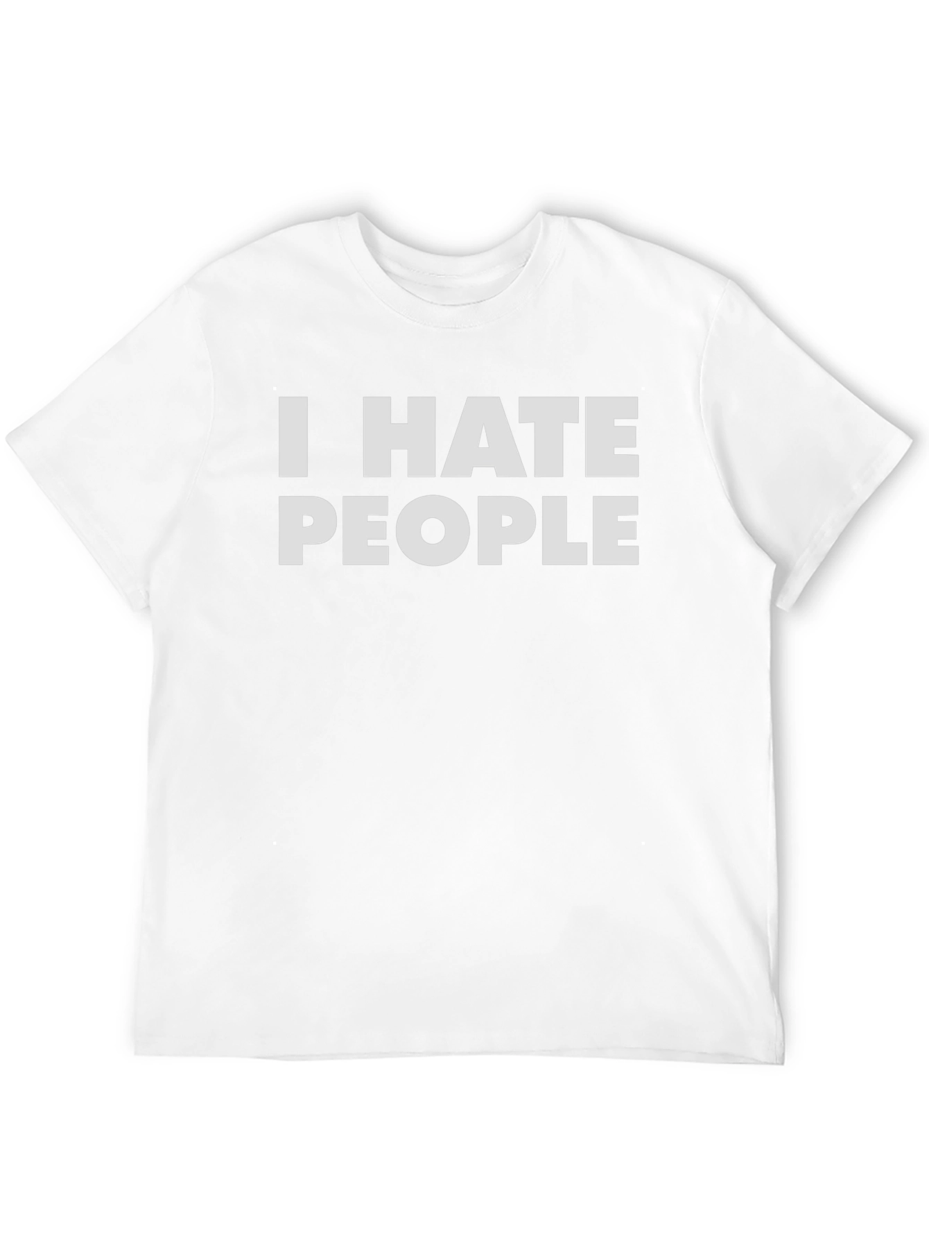 I Hate People Graphic T-Shirt - Anti-Social Tee
