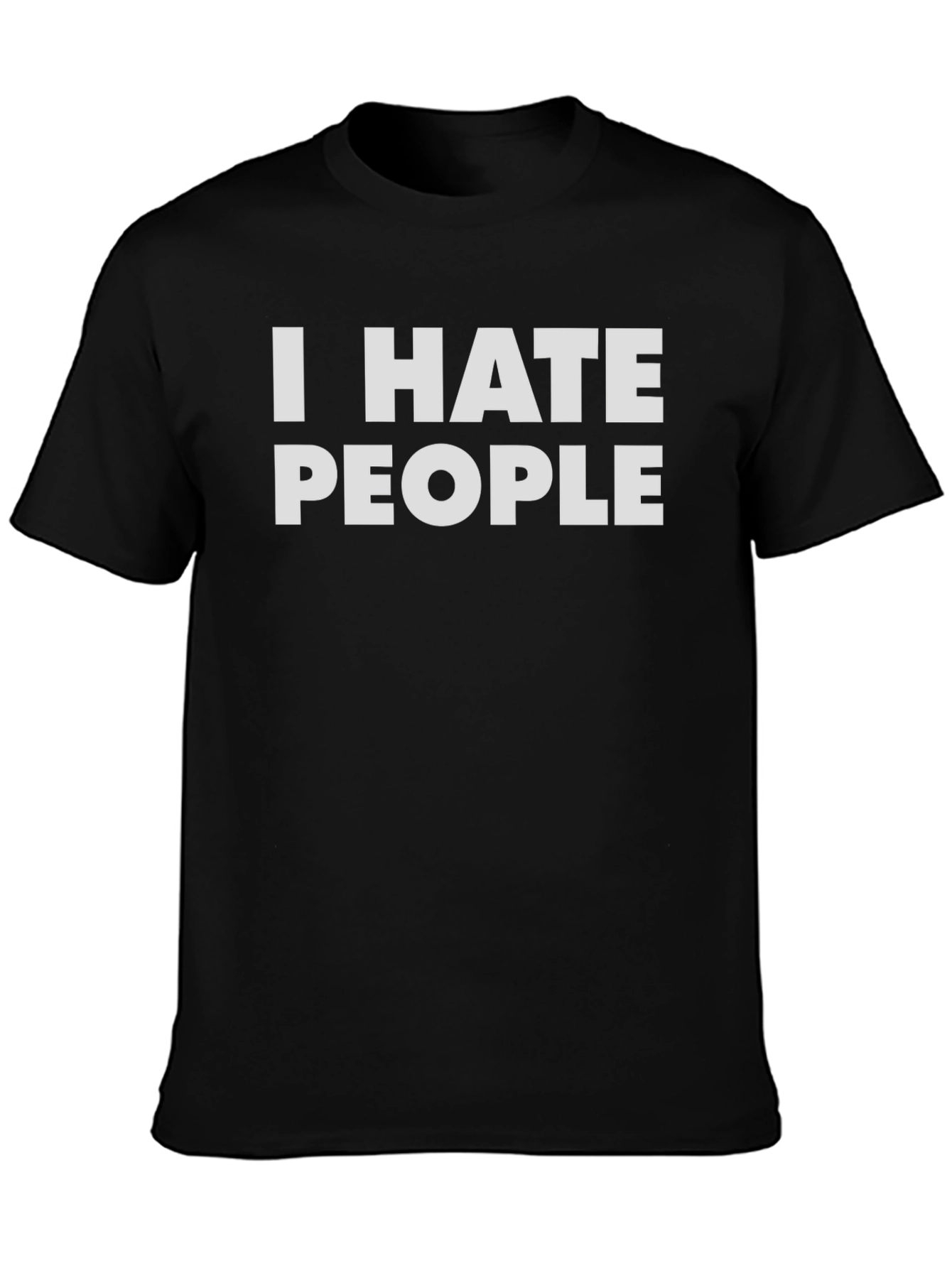 I Hate People Graphic T-Shirt - Anti-Social Tee